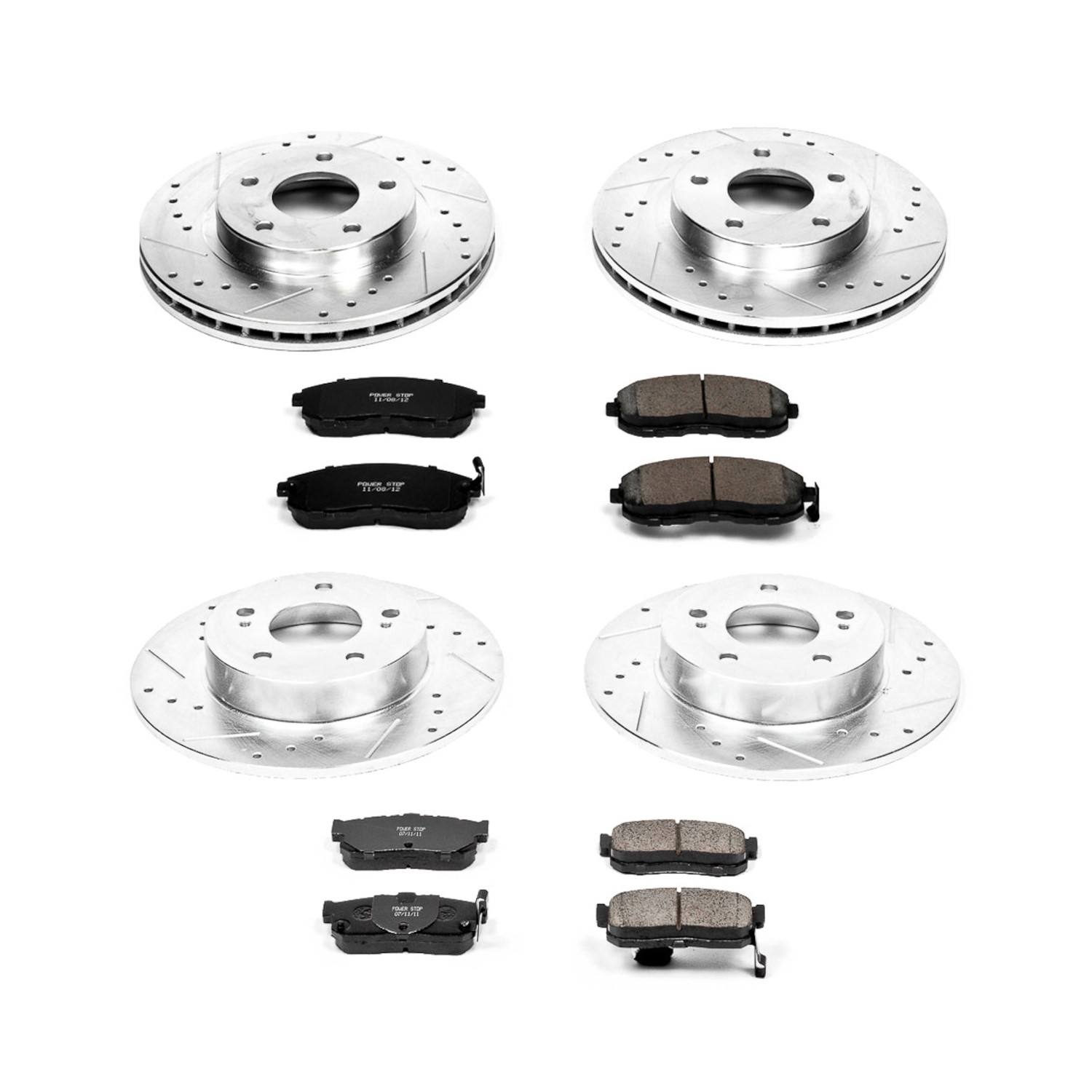 Power Stop 00-01 Infiniti I30 Front & Rear Z23 Evolution Sport Brake Kit