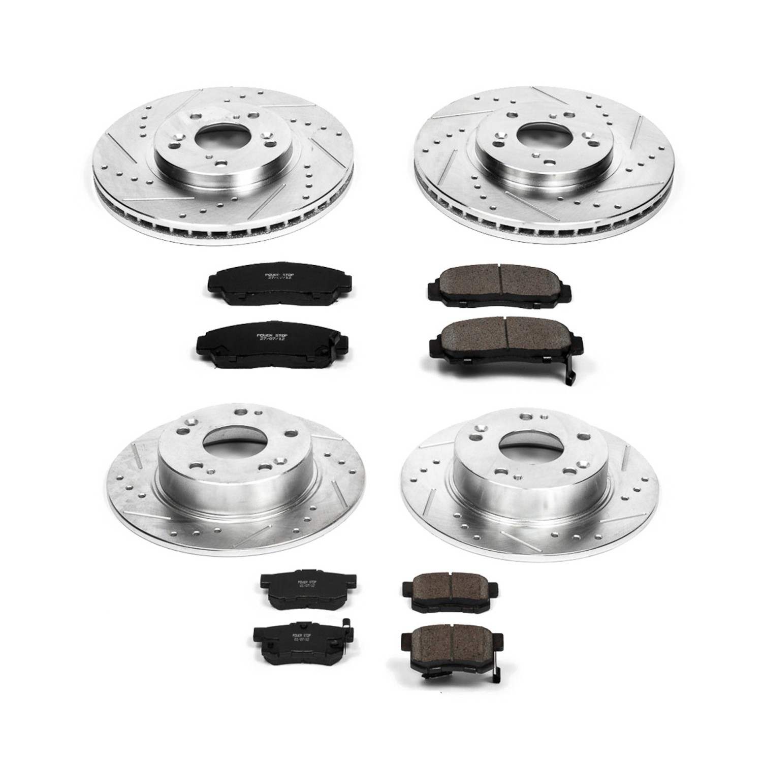 Power Stop 04-08 Acura TSX Front & Rear Z23 Evolution Sport Brake Kit