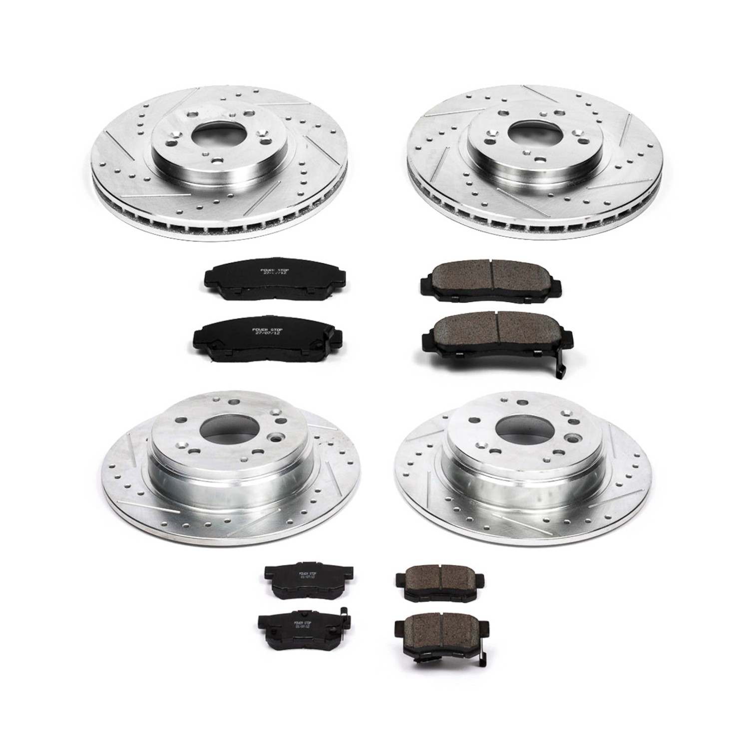 Power Stop 04-08 Acura TL Front & Rear Z23 Evolution Sport Brake Kit