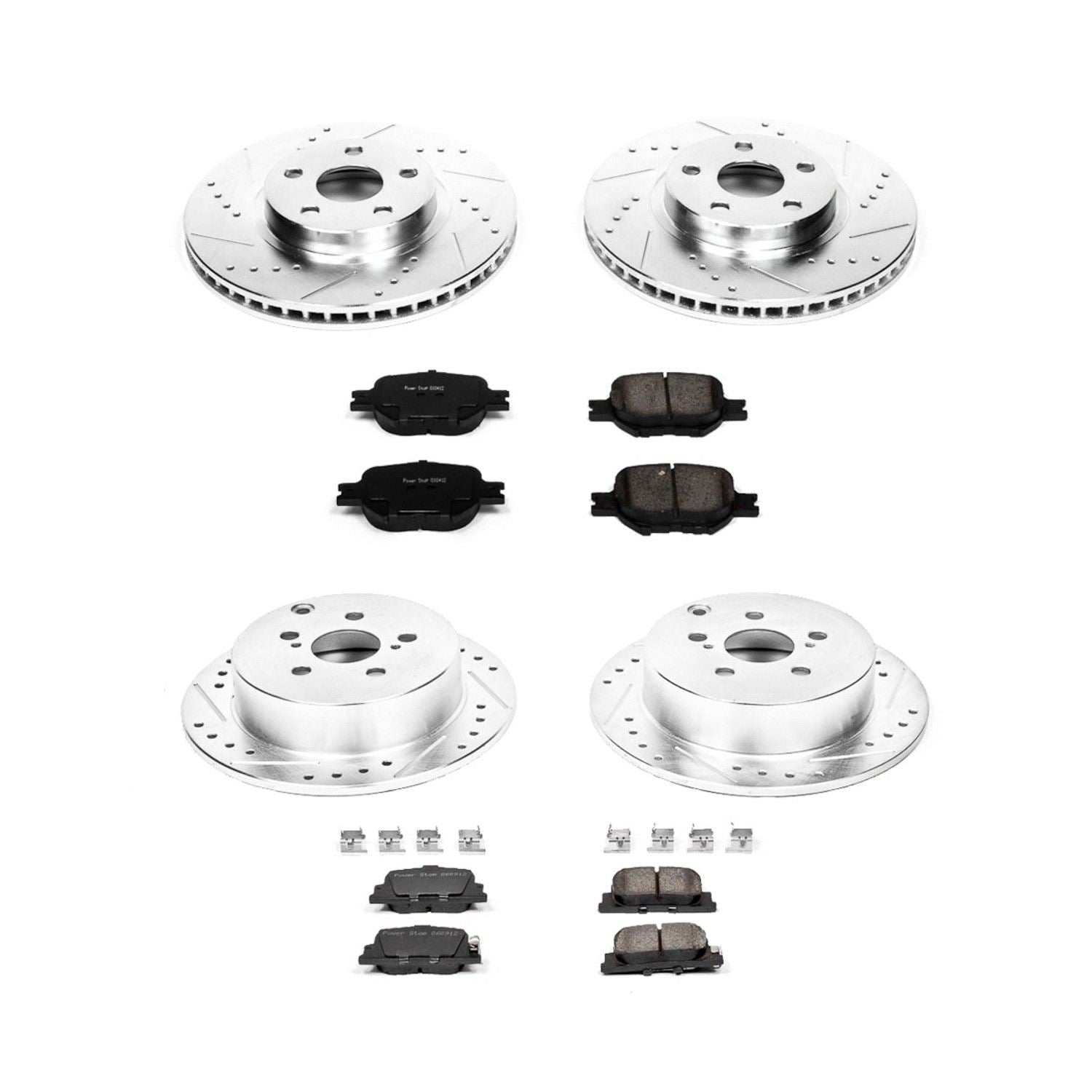 Power Stop 05-10 Scion tC Front & Rear Z23 Evolution Sport Brake Kit