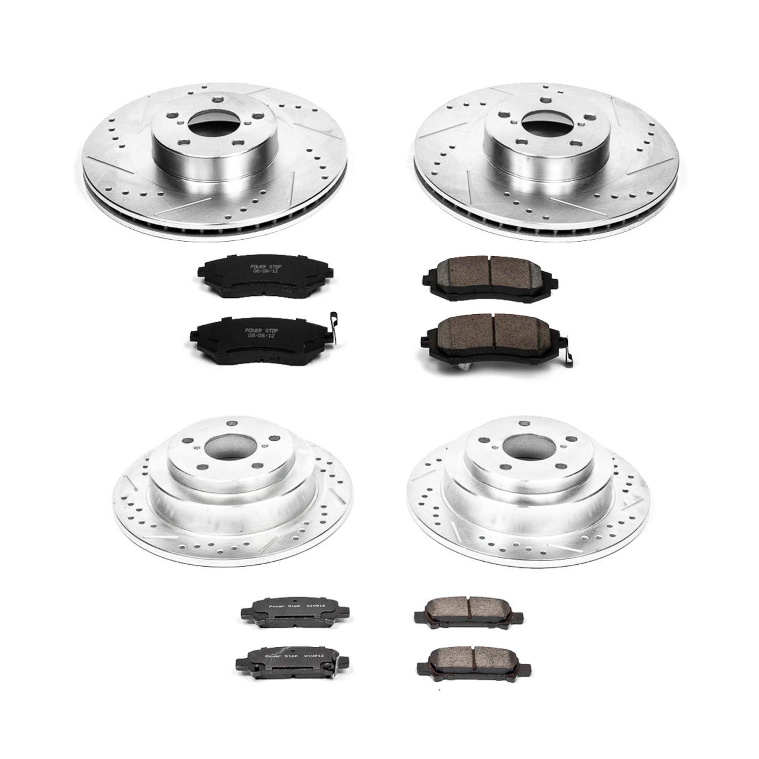 Power Stop 2003 Subaru Forester Front & Rear Z23 Evolution Sport Brake Kit
