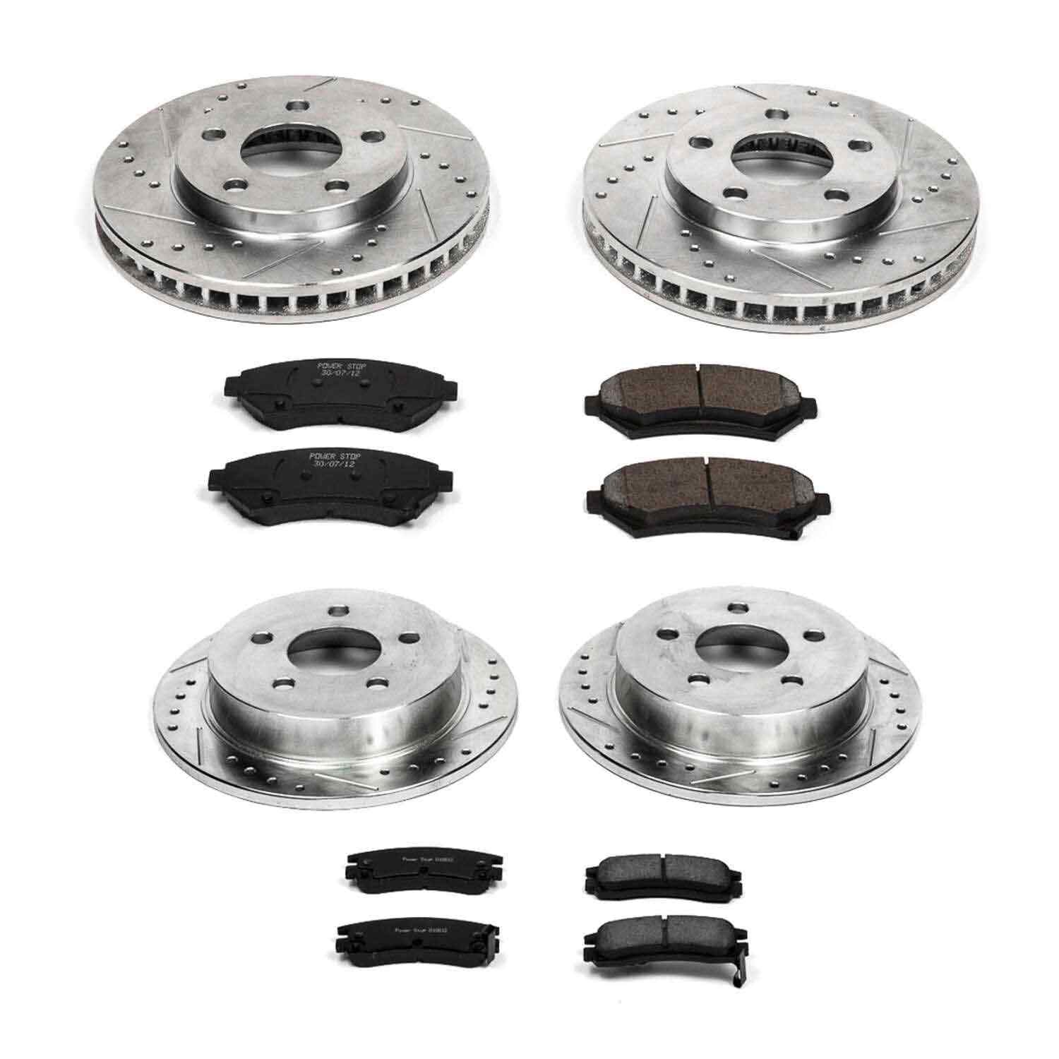 Power Stop 04-05 Buick Century Front & Rear Z23 Evolution Sport Brake Kit