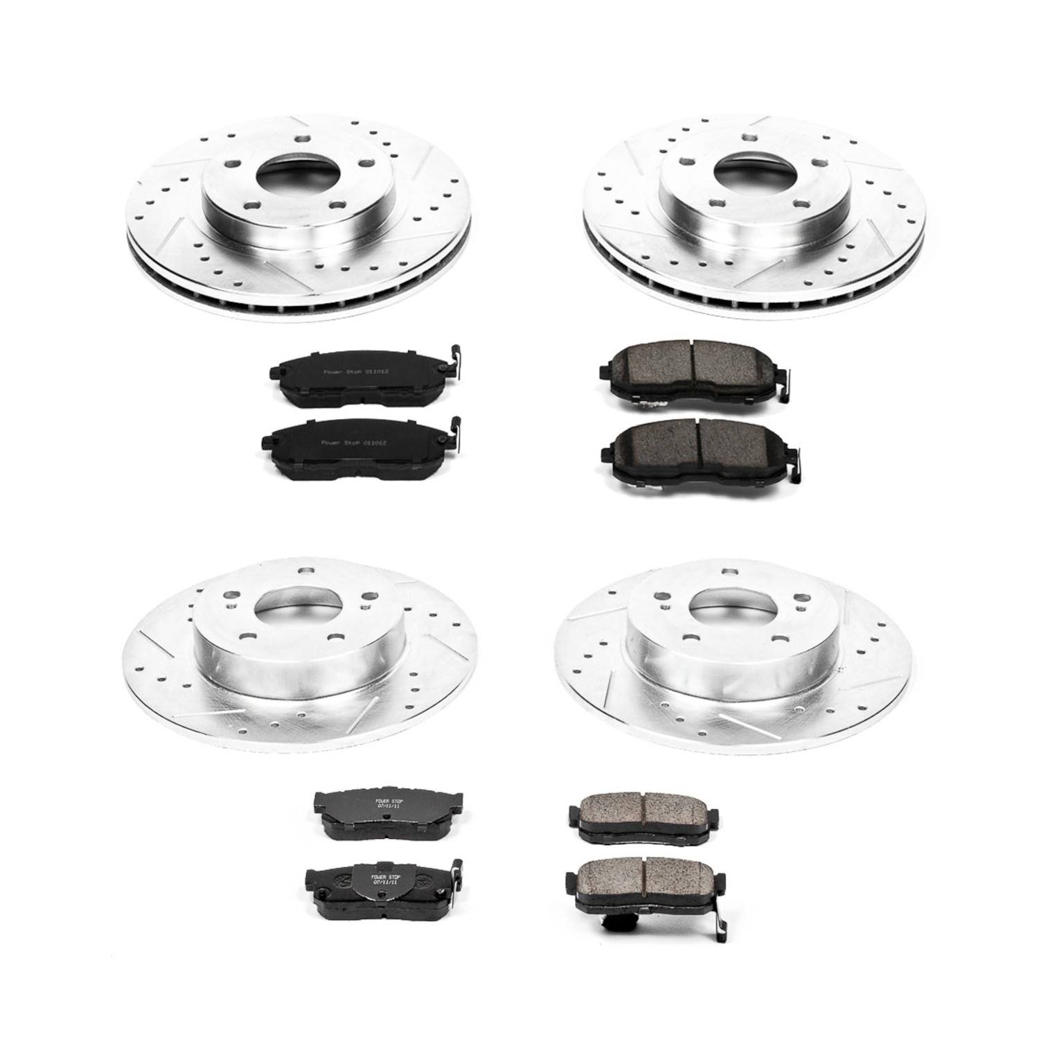 Power Stop 99-01 Nissan Maxima Front & Rear Z23 Evolution Sport Brake Kit
