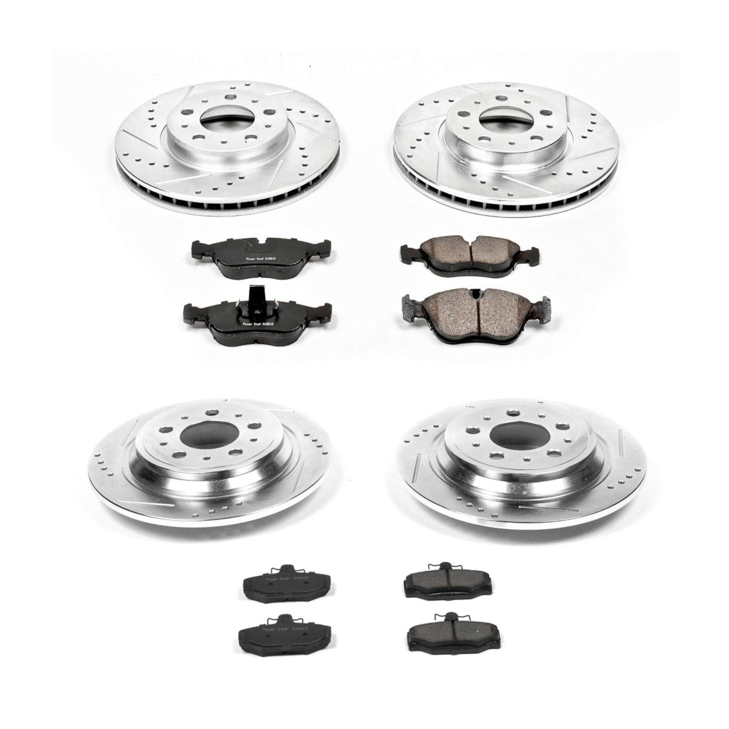 Power Stop 98-99 Volvo V70 Front & Rear Z23 Evolution Sport Brake Kit