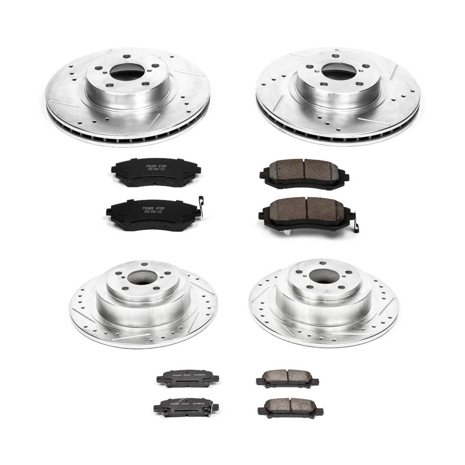 Power Stop 02-04 Subaru Legacy Front & Rear Z23 Evolution Sport Brake Kit