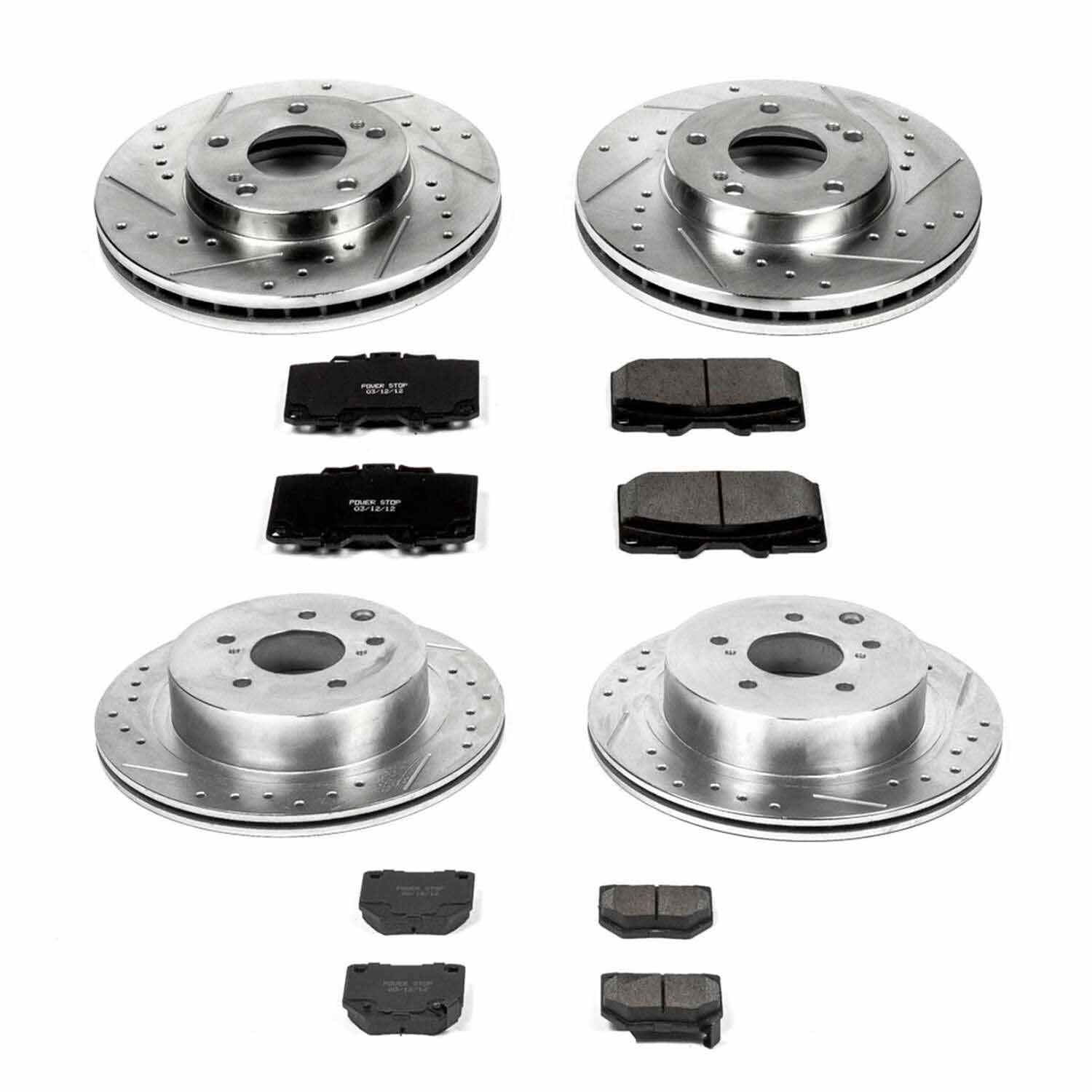 Power Stop 89-96 Nissan 300ZX Front & Rear Z23 Evolution Sport Brake Kit