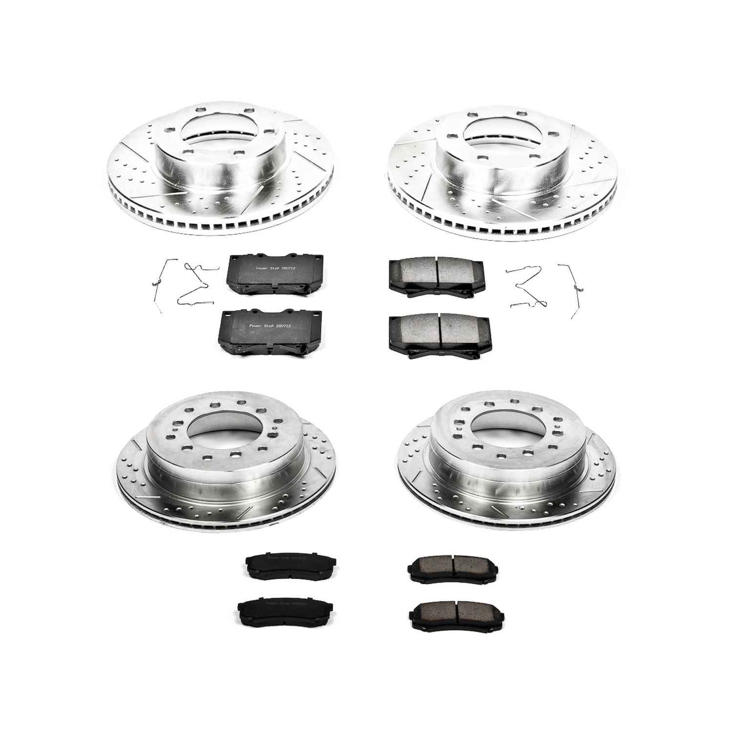Power Stop 01-02 Toyota Sequoia Front & Rear Z23 Evolution Sport Brake Kit