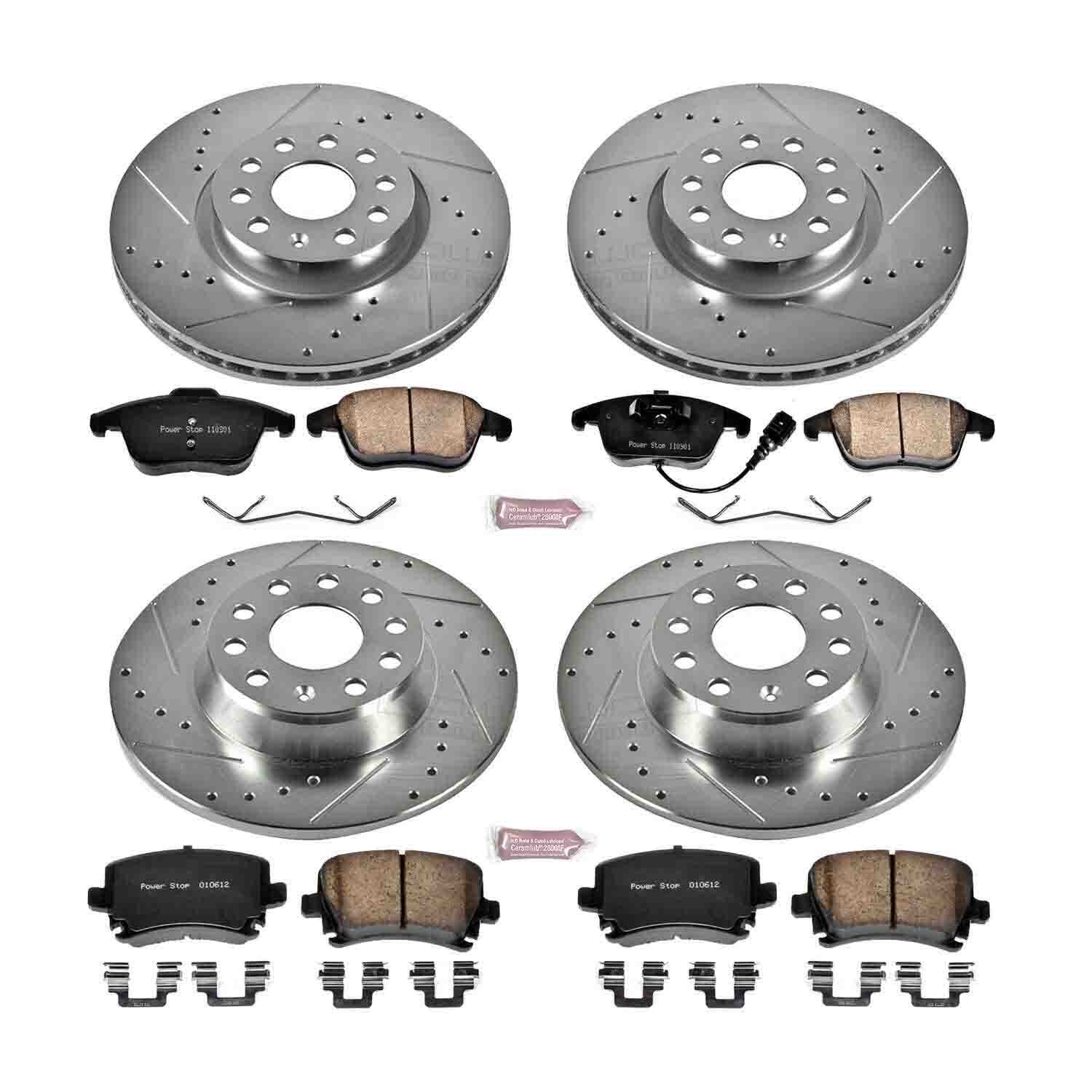 Power Stop 09-10 Volkswagen Tiguan Front & Rear Z23 Evolution Sport Brake Kit