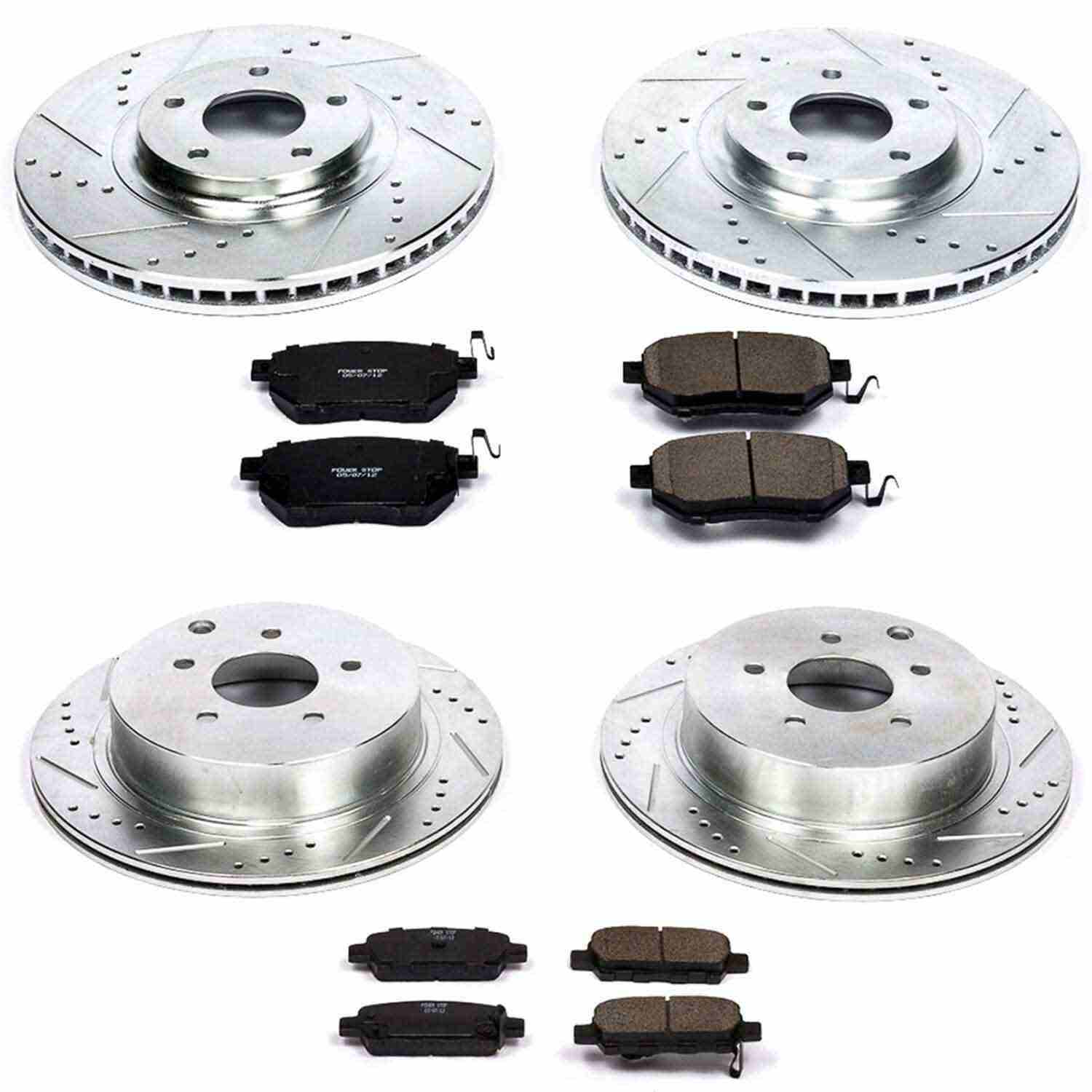 Power Stop 03-05 Infiniti FX35 Front & Rear Z23 Evolution Sport Brake Kit