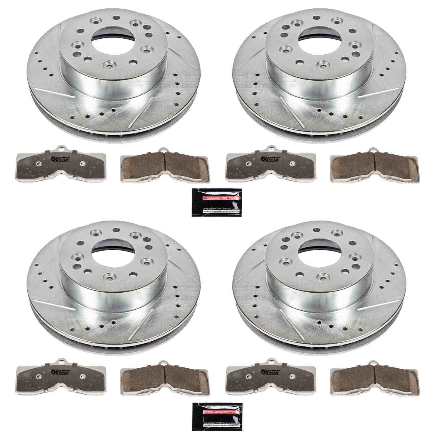 Power Stop 1969 Chevrolet Camaro Front & Rear Z26 Street Warrior Brake Kit