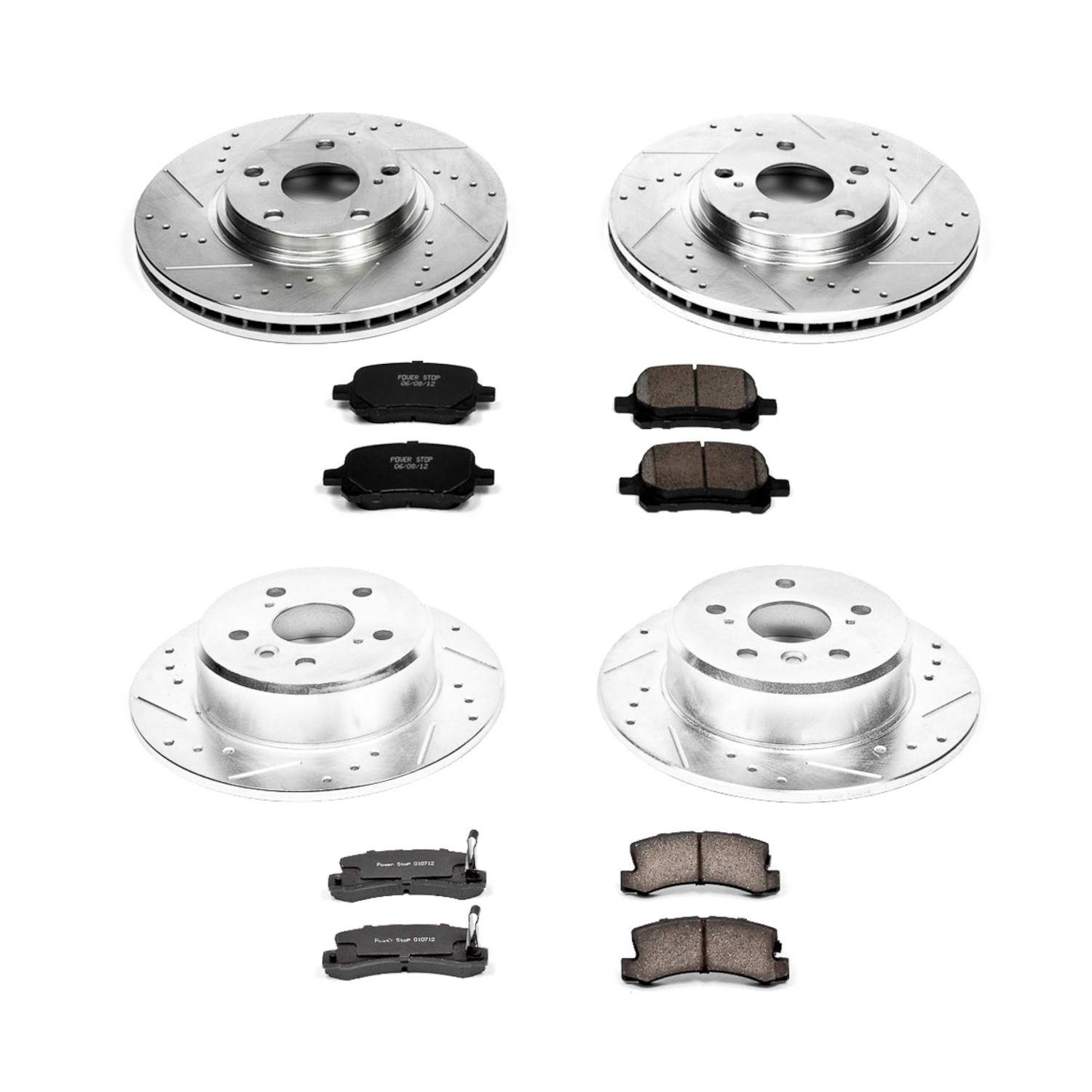 Power Stop 99-01 Lexus RX300 Front & Rear Z23 Evolution Sport Brake Kit