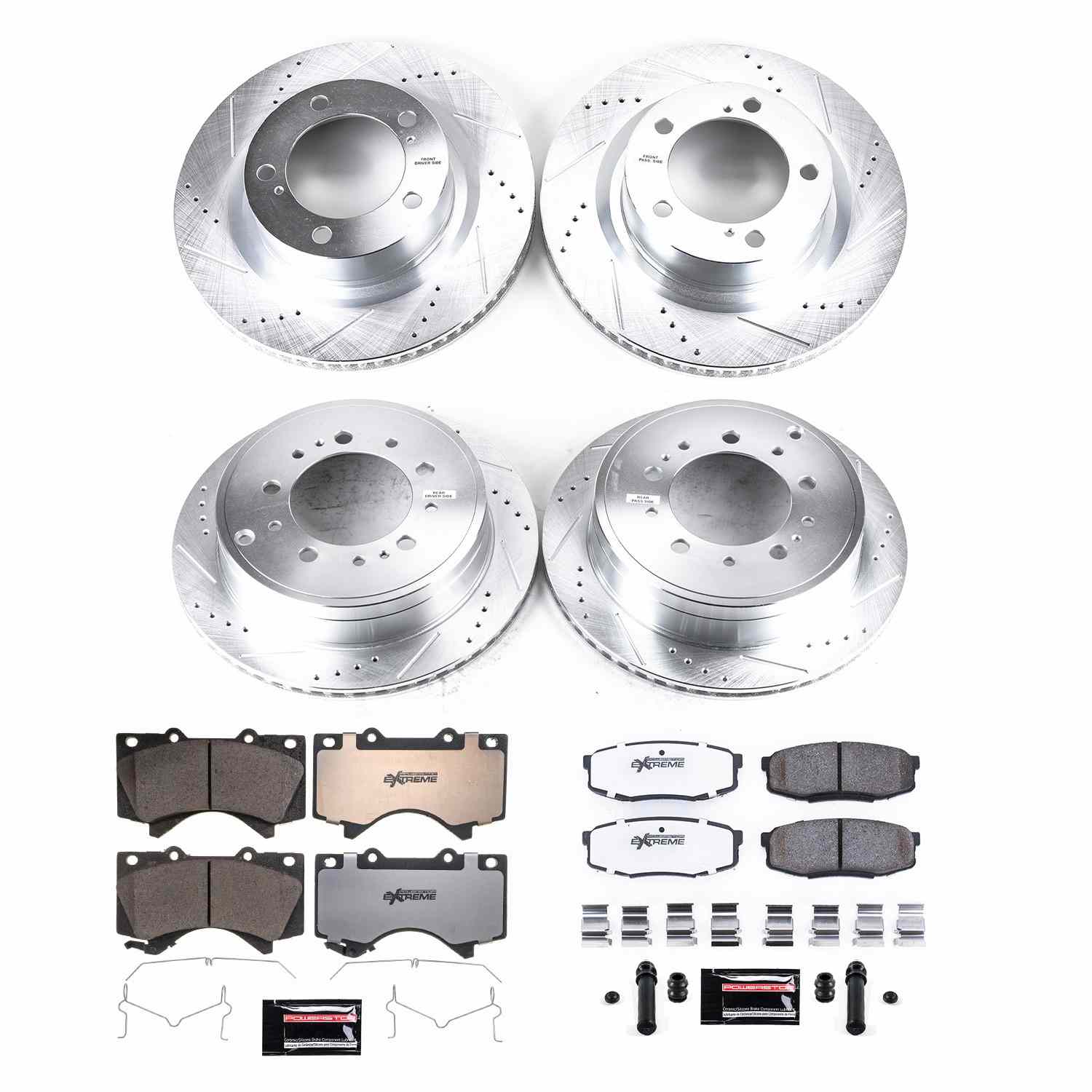 Power Stop 16-18 Lexus LX570 Front & Rear Z36 Truck & Tow Brake Kit