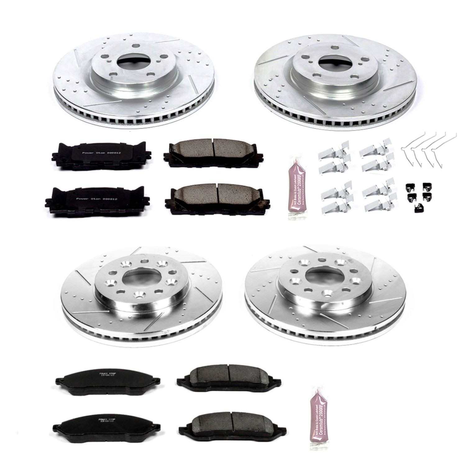 Power Stop 04-07 Ford Freestar Front & Rear Z23 Evolution Sport Brake Kit