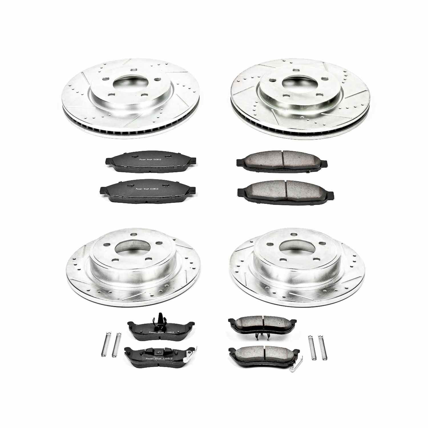 Power Stop 04-08 Chrysler Pacifica Front & Rear Z23 Evolution Sport Brake Kit