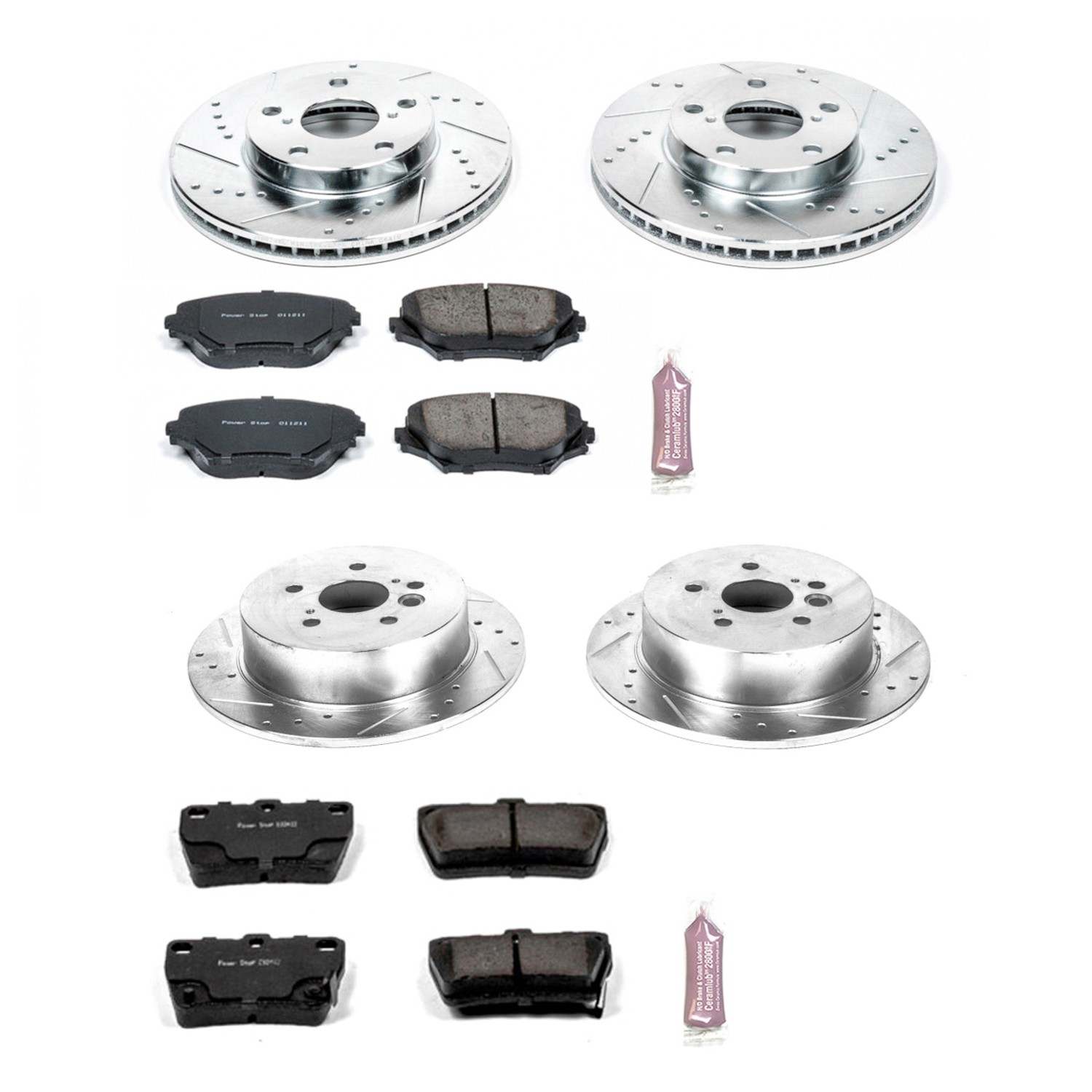 Power Stop 04-05 Toyota RAV4 Front & Rear Z23 Evolution Sport Brake Kit