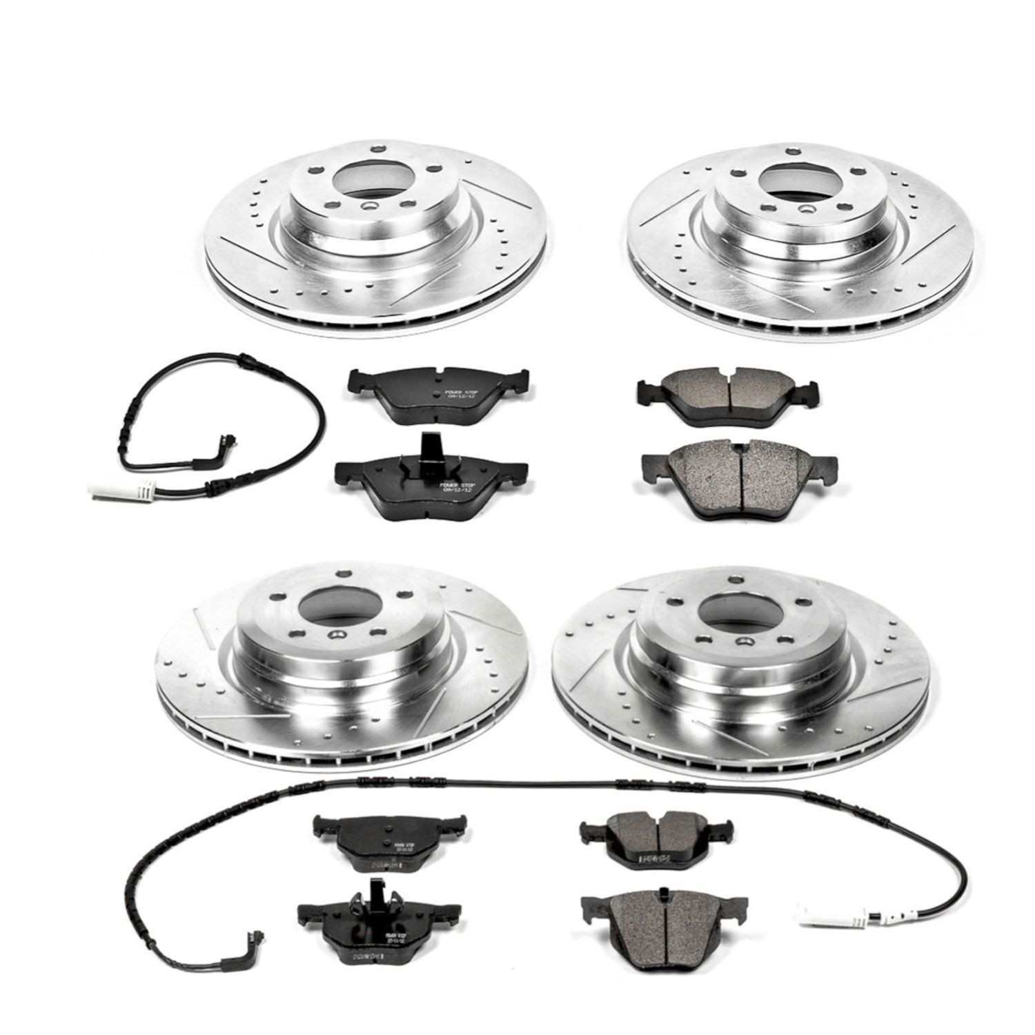 Power Stop 2006 BMW 330i Front & Rear Z23 Evolution Sport Brake Kit