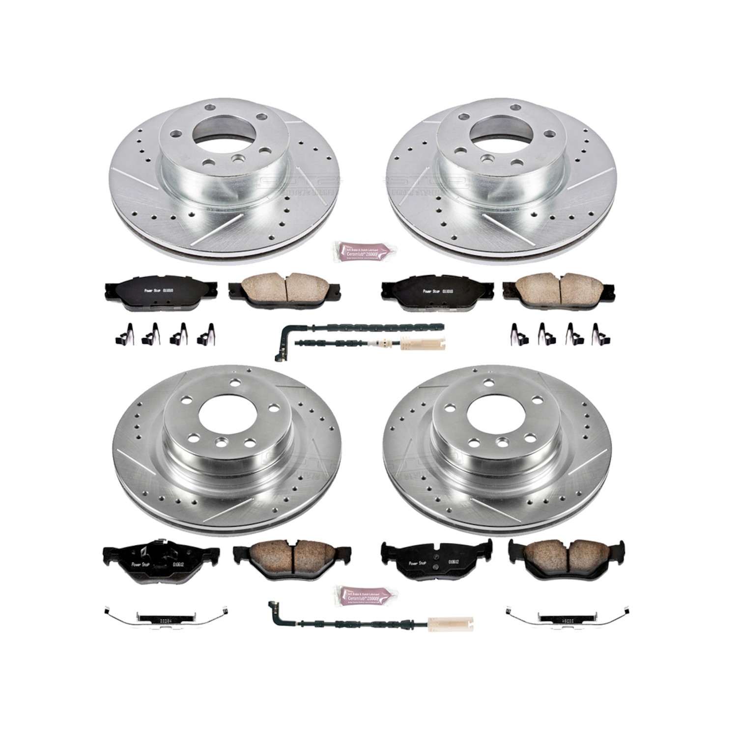 Power Stop 2006 BMW 325i Front & Rear Z23 Evolution Sport Brake Kit