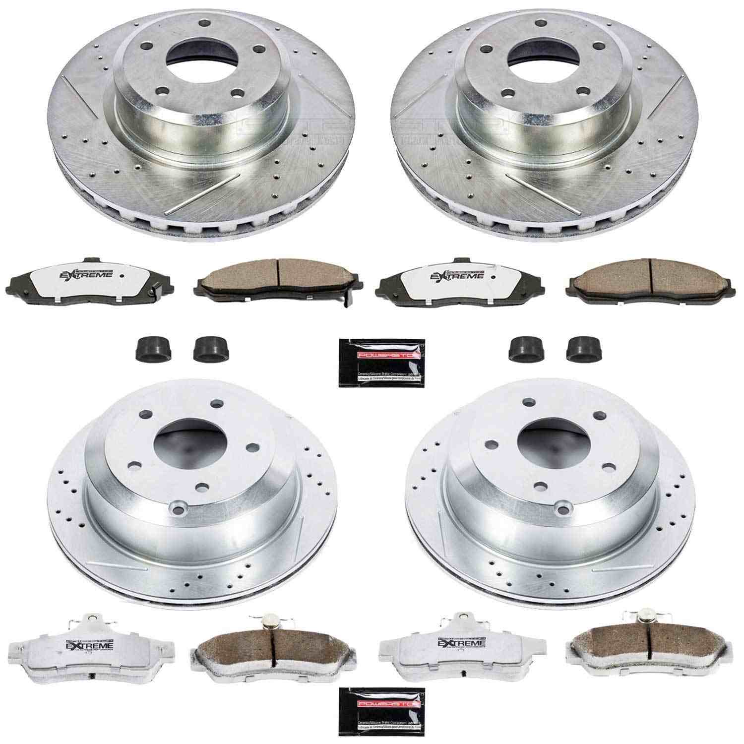 Power Stop 05-06 Pontiac GTO Front & Rear Z26 Street Warrior Brake Kit