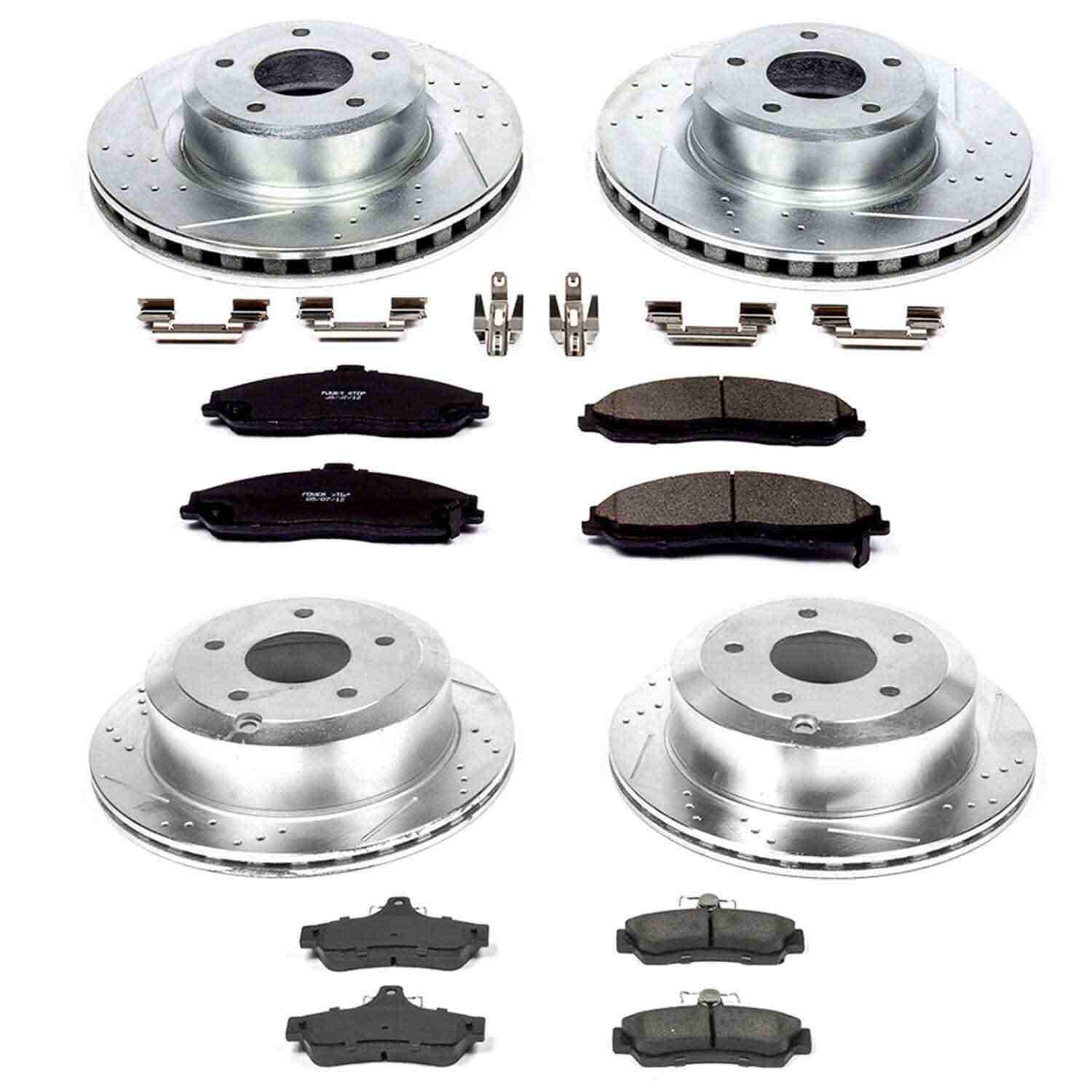 Power Stop 05-06 Pontiac GTO Front & Rear Z23 Evolution Sport Brake Kit