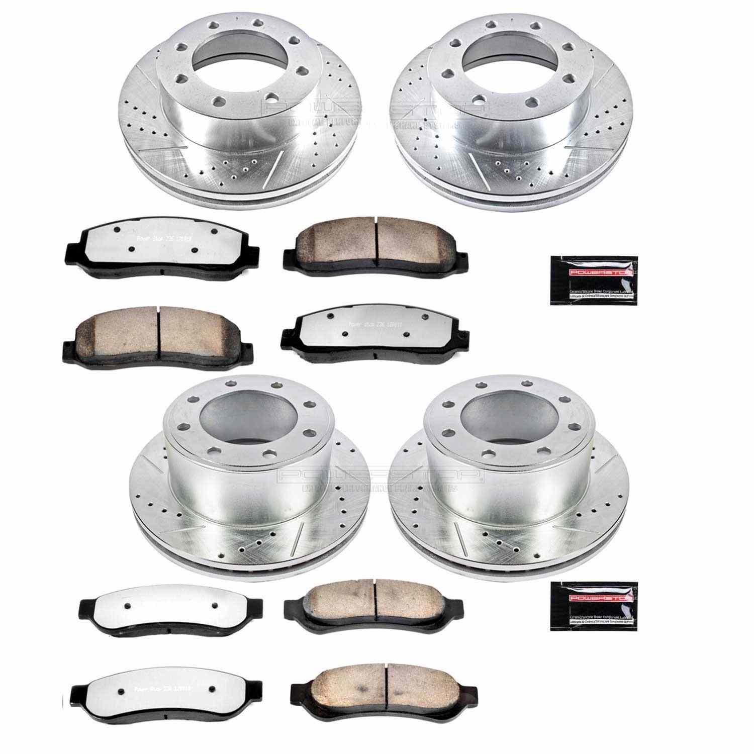 Power Stop 07-08 Ford F-250 Super Duty Front and Rear Z36 Truck & Tow Brake Kit