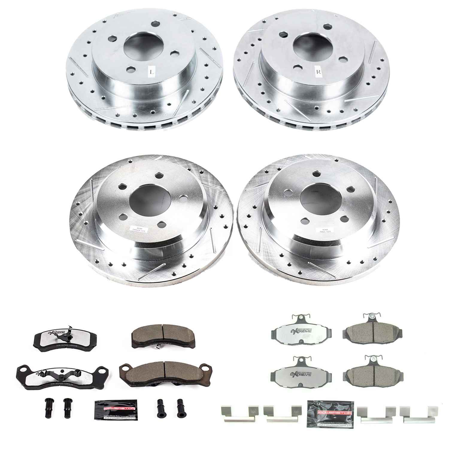 Power Stop 1993 Ford Mustang Front & Rear Z26 Street Warrior Brake Kit