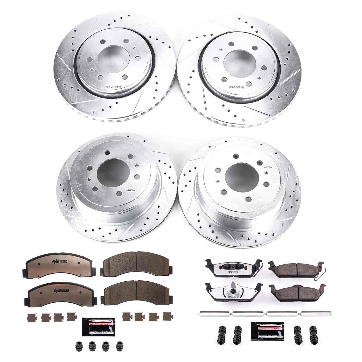 Power Stop 10-11 Ford F-150 Front & Rear Z36 Truck & Tow Brake Kit