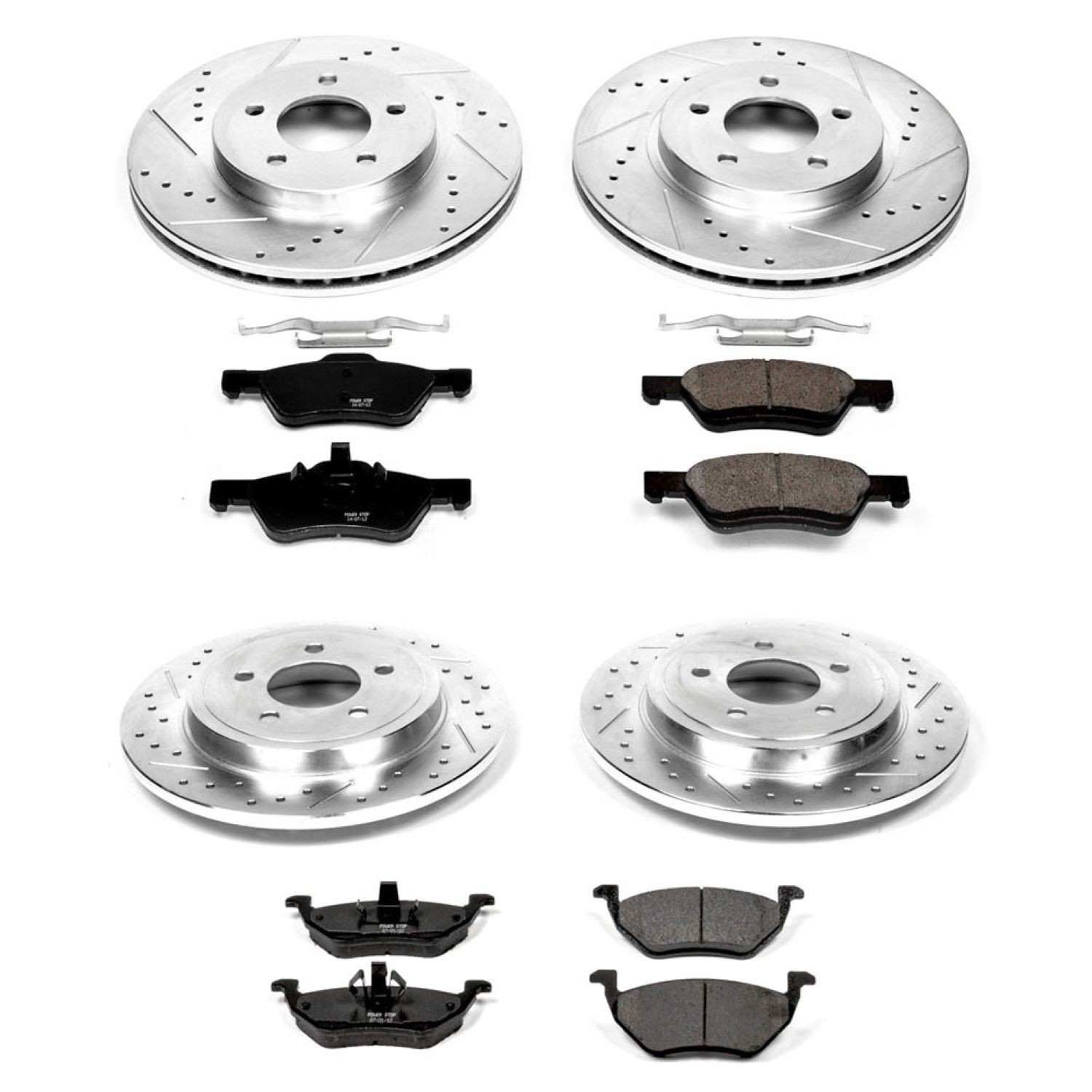 Power Stop 05-07 Ford Escape Front & Rear Z23 Evolution Sport Brake Kit