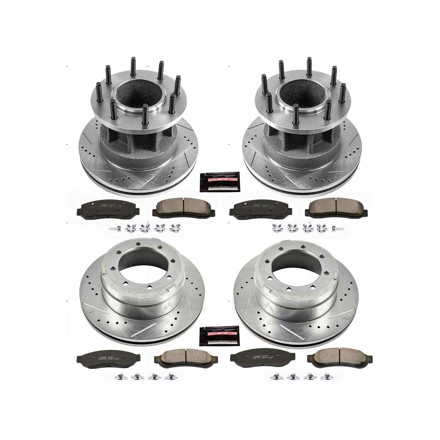 Power Stop 07-10 Ford F-350 Super Duty Front & Rear Z23 Evolution Brake Kit
