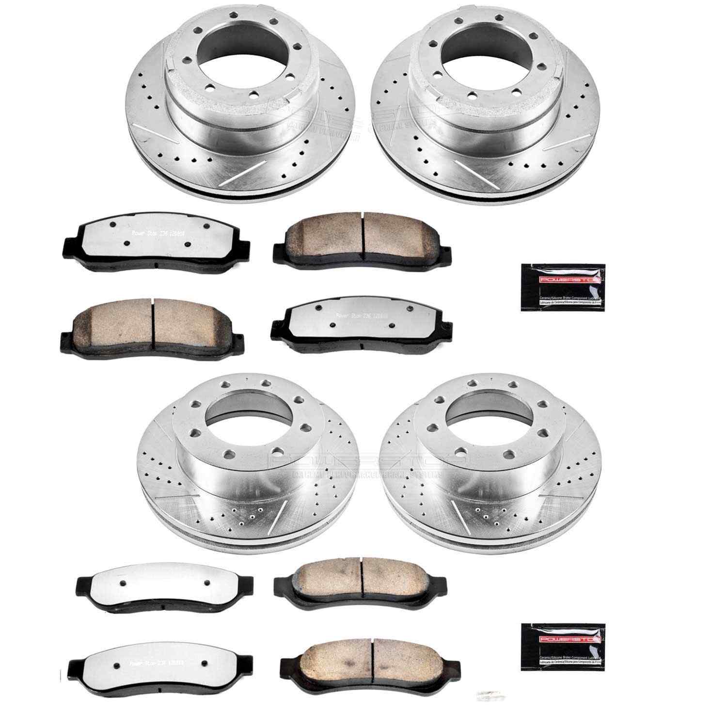 Power Stop 05-10 Ford F-350 Super Duty Front and Rear Z36 Truck & Tow Brake Kit