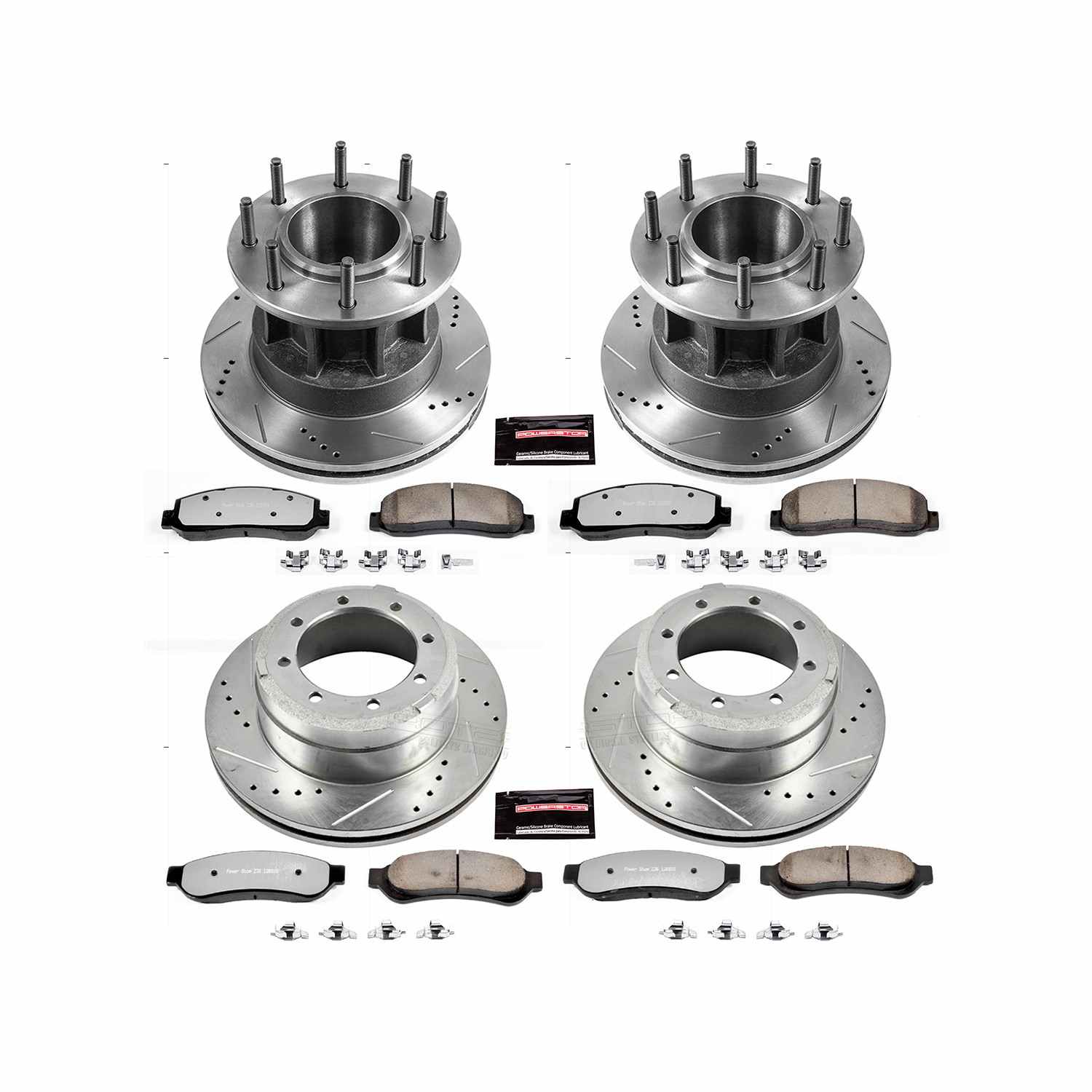 Power Stop 05-07 Ford F-350 Super Duty Front & Rear Z36 Truck & Tow Brake Kit