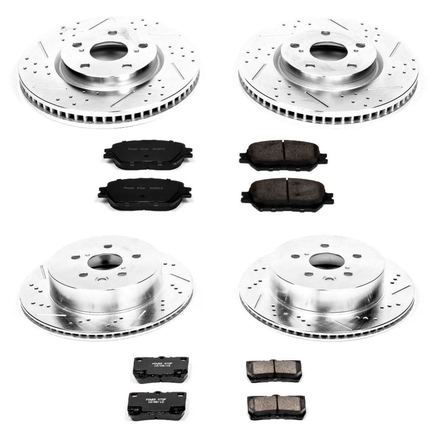 Power Stop 2006 Lexus GS300 Front & Rear Z23 Evolution Sport Brake Kit