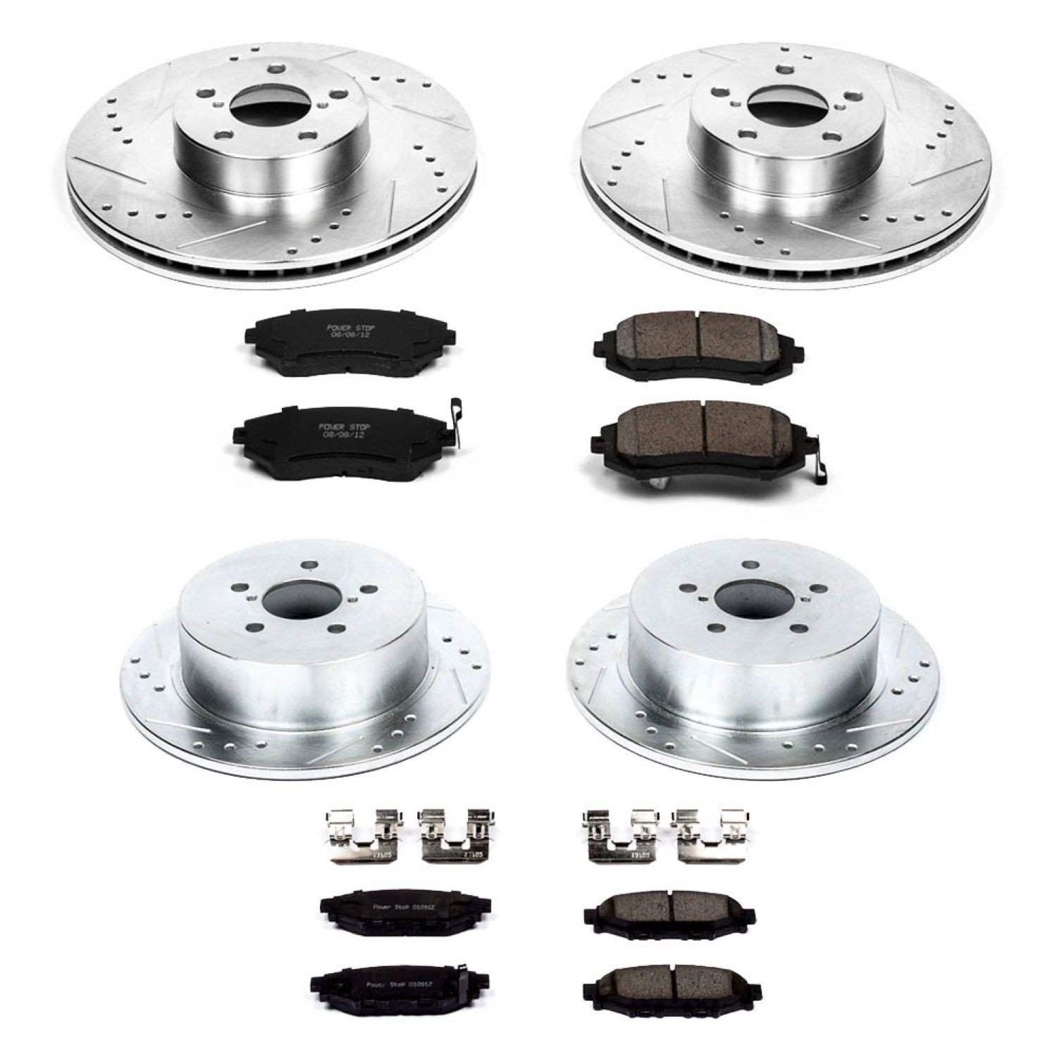 Power Stop 2005 Subaru Legacy Front & Rear Z23 Evolution Sport Brake Kit