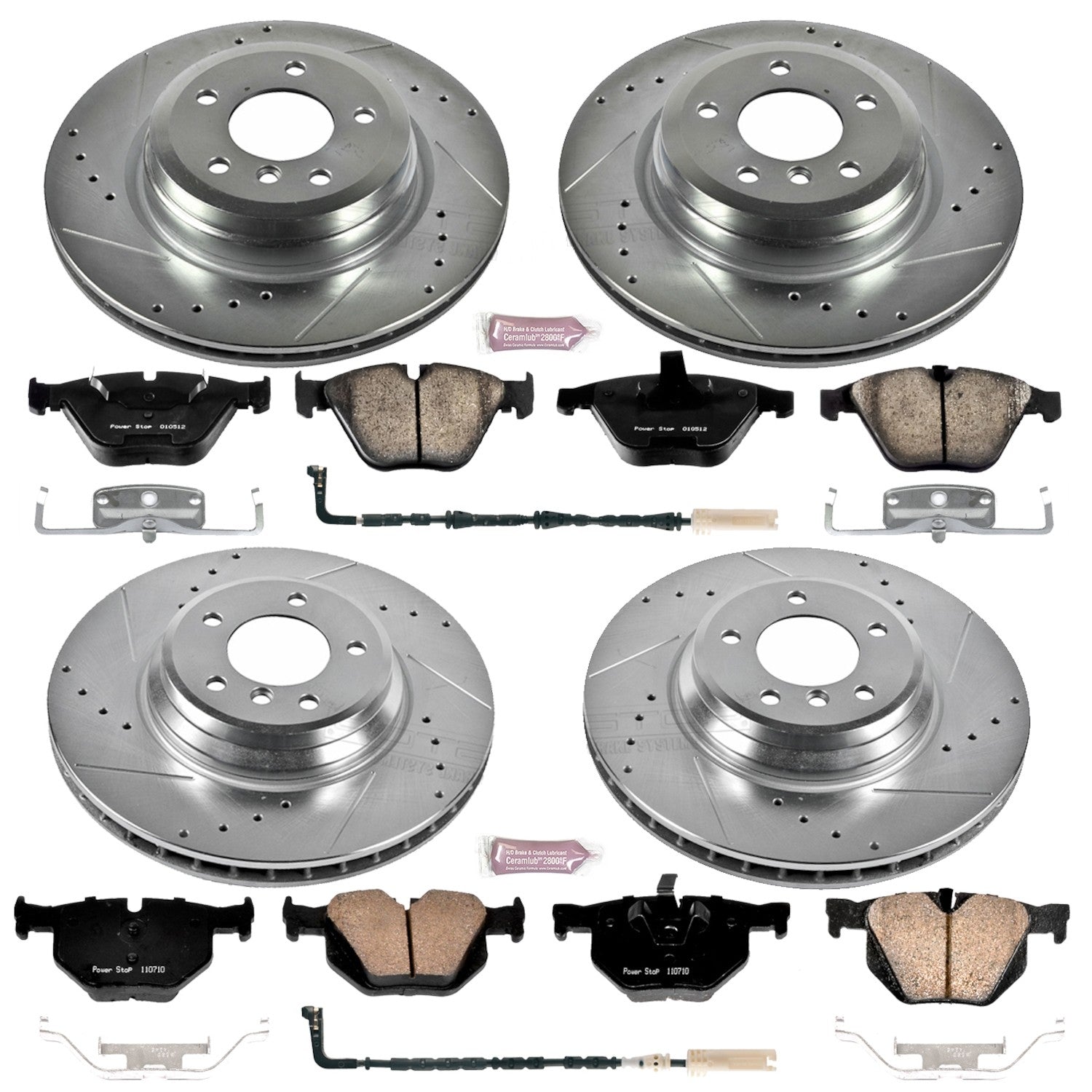 Power Stop 2009 BMW 335d Front & Rear Z23 Evolution Sport Brake Kit