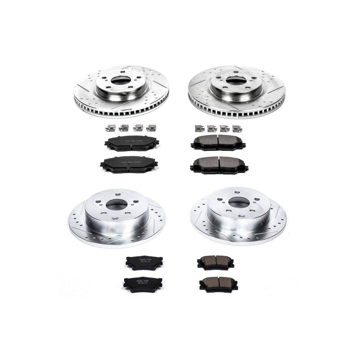 Power Stop 06-18 Toyota RAV4 Front & Rear Z23 Evolution Sport Brake Kit