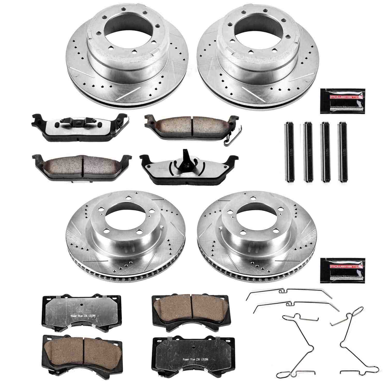 Power Stop 08-11 Lexus LX570 Front & Rear Z36 Truck & Tow Brake Kit