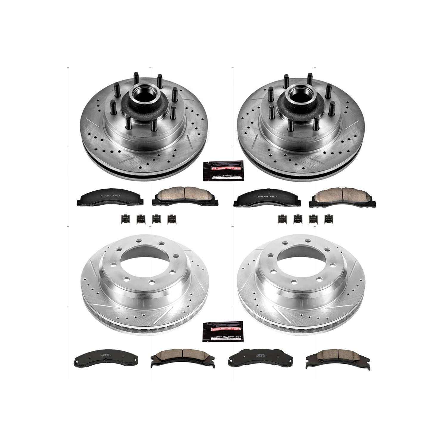 Power Stop 08-14 Ford E-150 Front & Rear Z23 Evolution Brake Kit