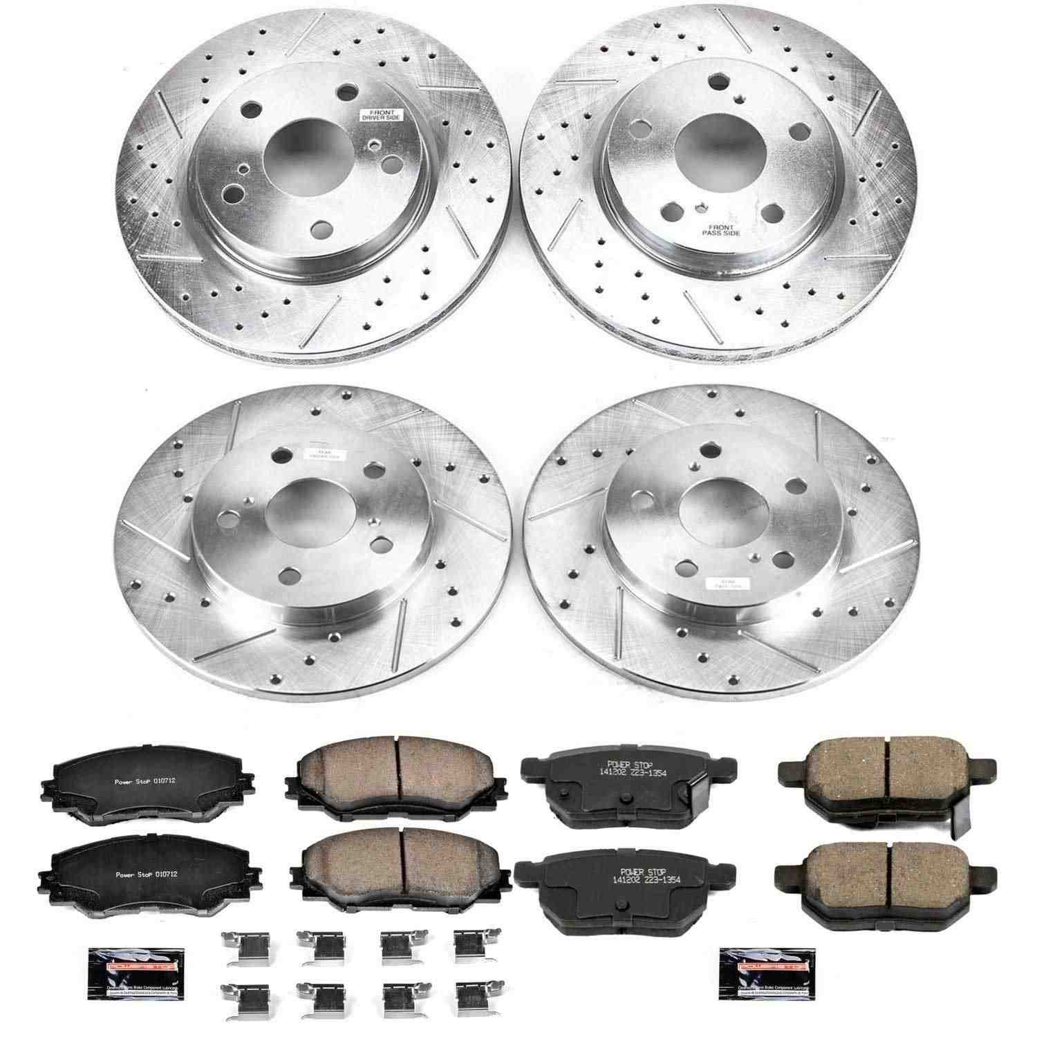 Power Stop 08-15 Scion xB Front & Rear Z23 Evolution Sport Brake Kit