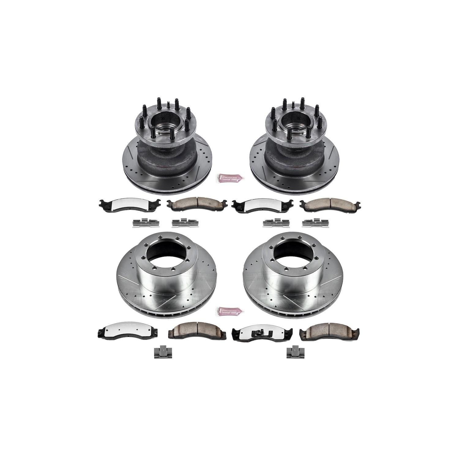 Power Stop 03-07 Ford E-450 Super Duty Front and Rear Z36 Truck & Tow Brake Kit
