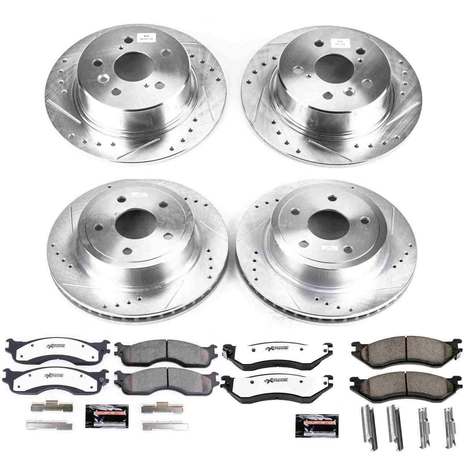 Power Stop 2004 Dodge Ram 1500 Front and Rear Z36 Truck & Tow Brake Kit
