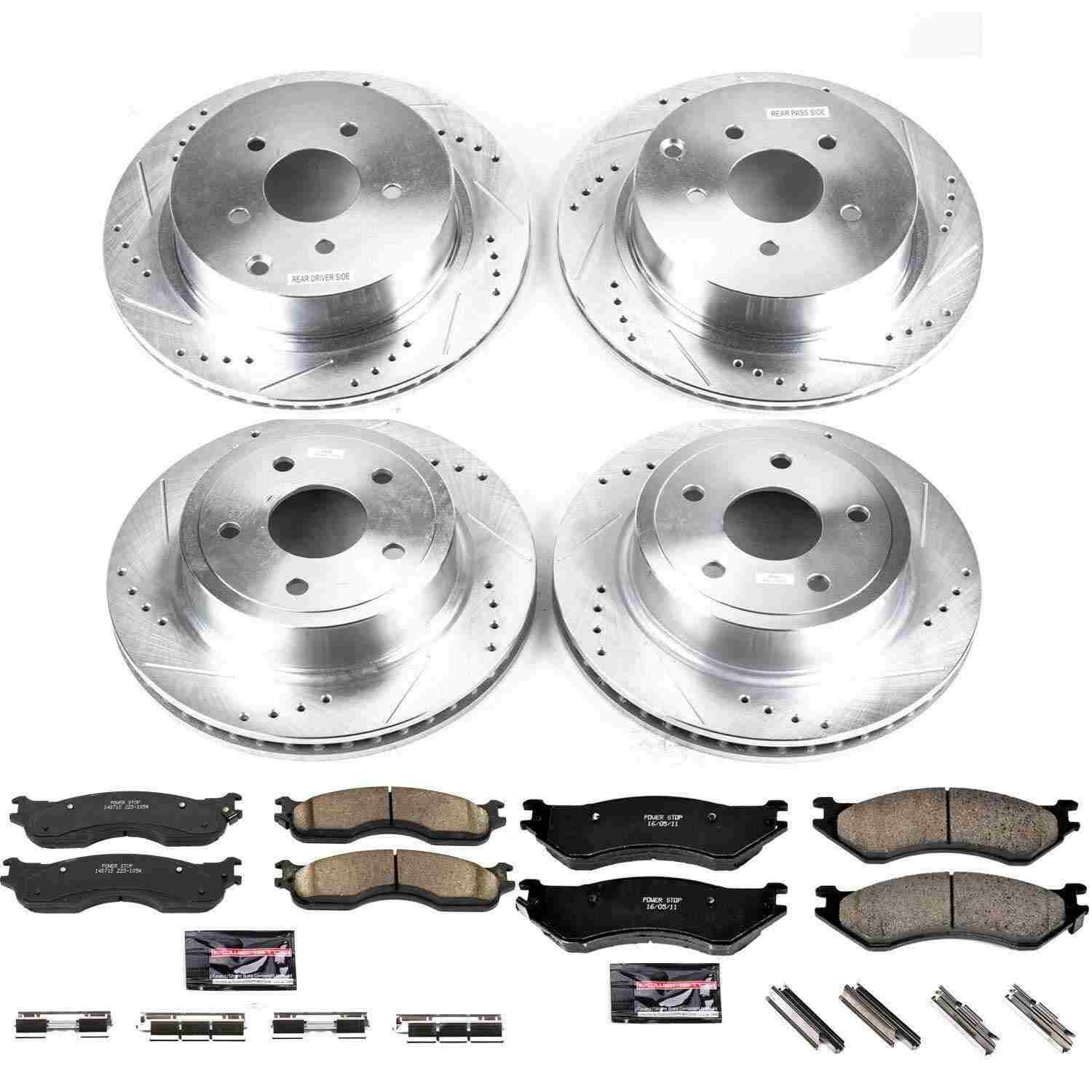 Power Stop 2004 Dodge Ram 1500 Front & Rear Z23 Evolution Brake Kit