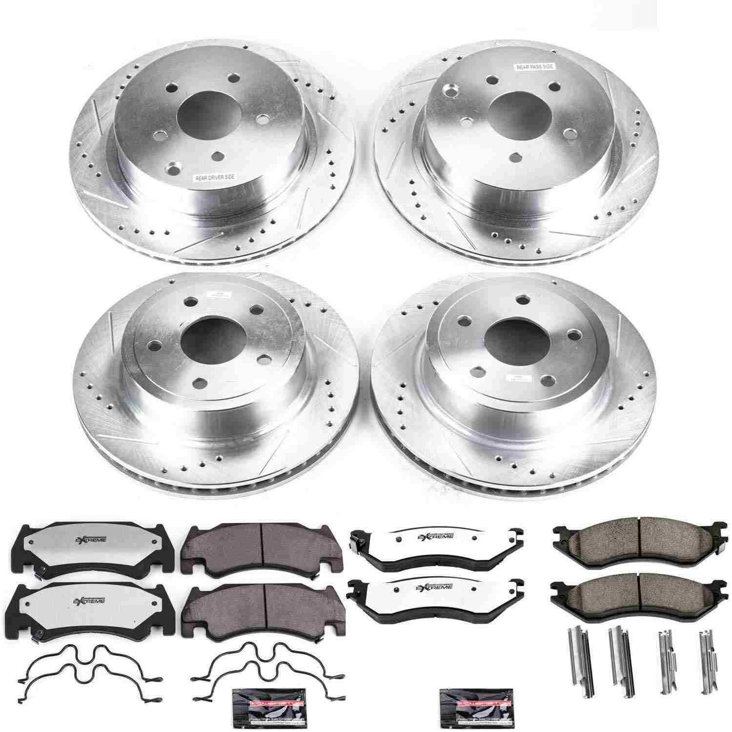 Power Stop 05-06 Dodge Ram 1500 Front and Rear Z36 Truck & Tow Brake Kit