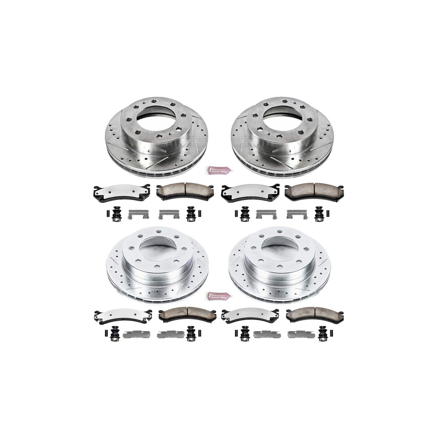 Power Stop 2004 Chevrolet Silverado 2500 HD Front & Rear Z36 Truck & Tow Brake Kit