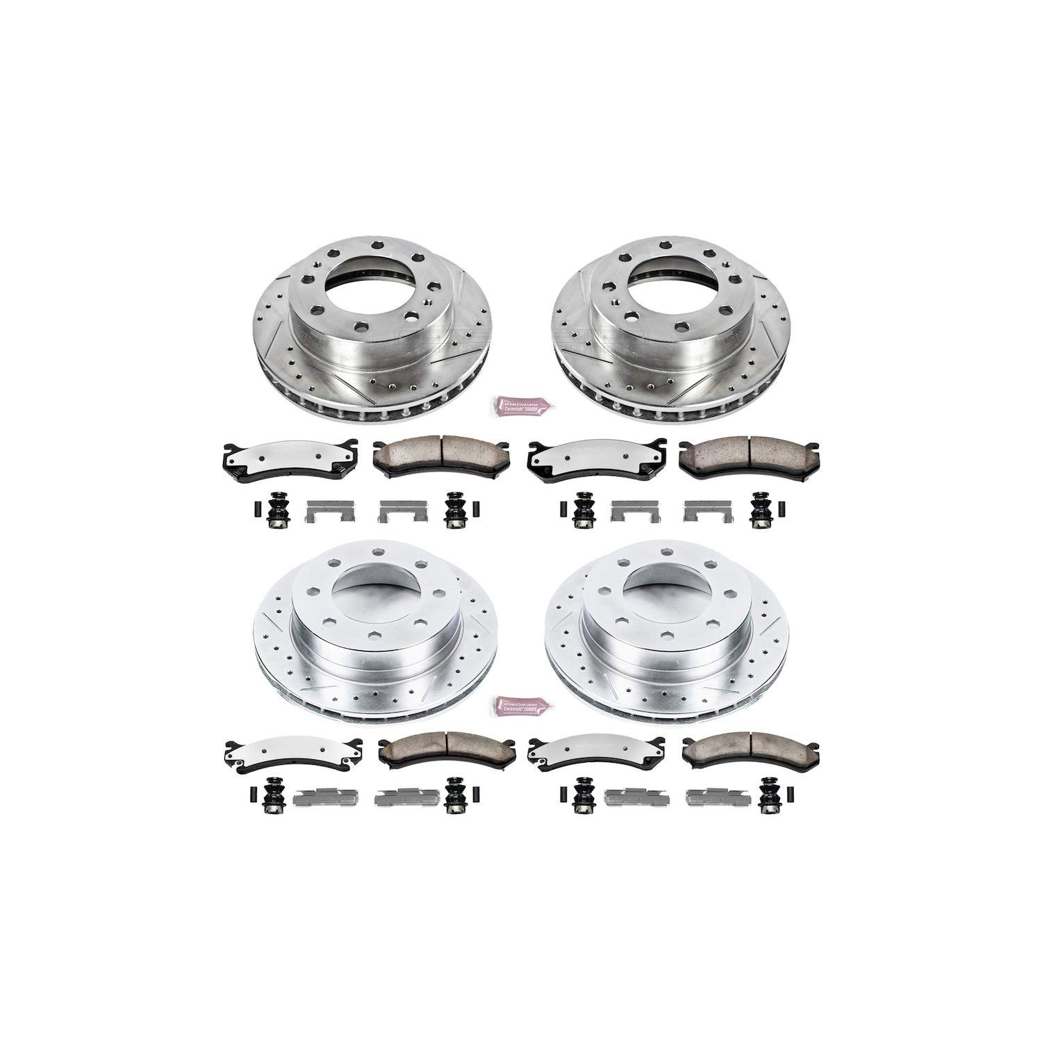 Power Stop 2003 Chevrolet Silverado 1500 HD Front & Rear Z36 Truck & Tow Brake Kit