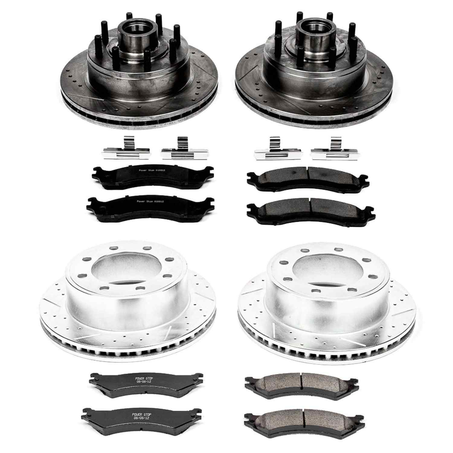 Power Stop 2007 Ford E-1500 Front & Rear Z23 Evolution Brake Kit