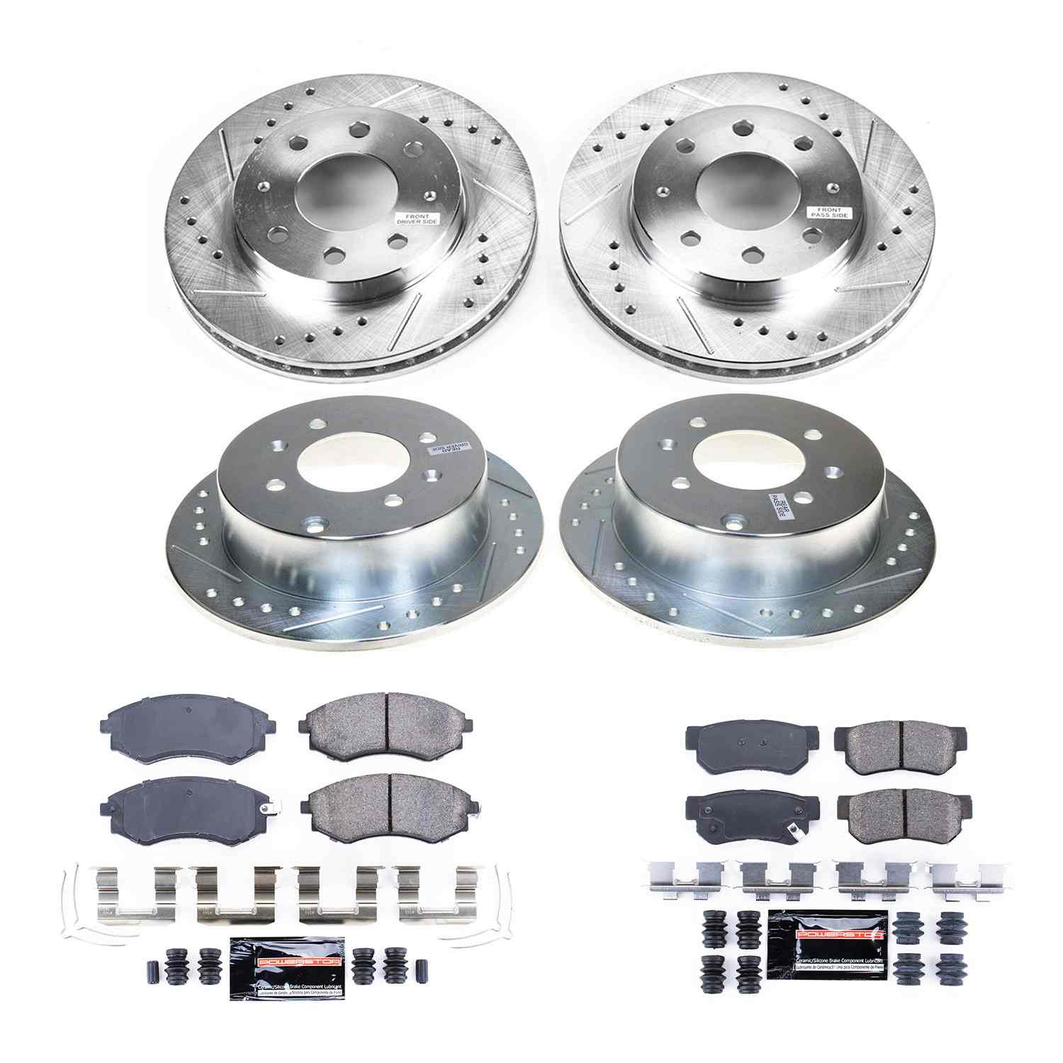 Power Stop 99-01 Hyundai Sonata Front & Rear Z23 Evolution Brake Kit