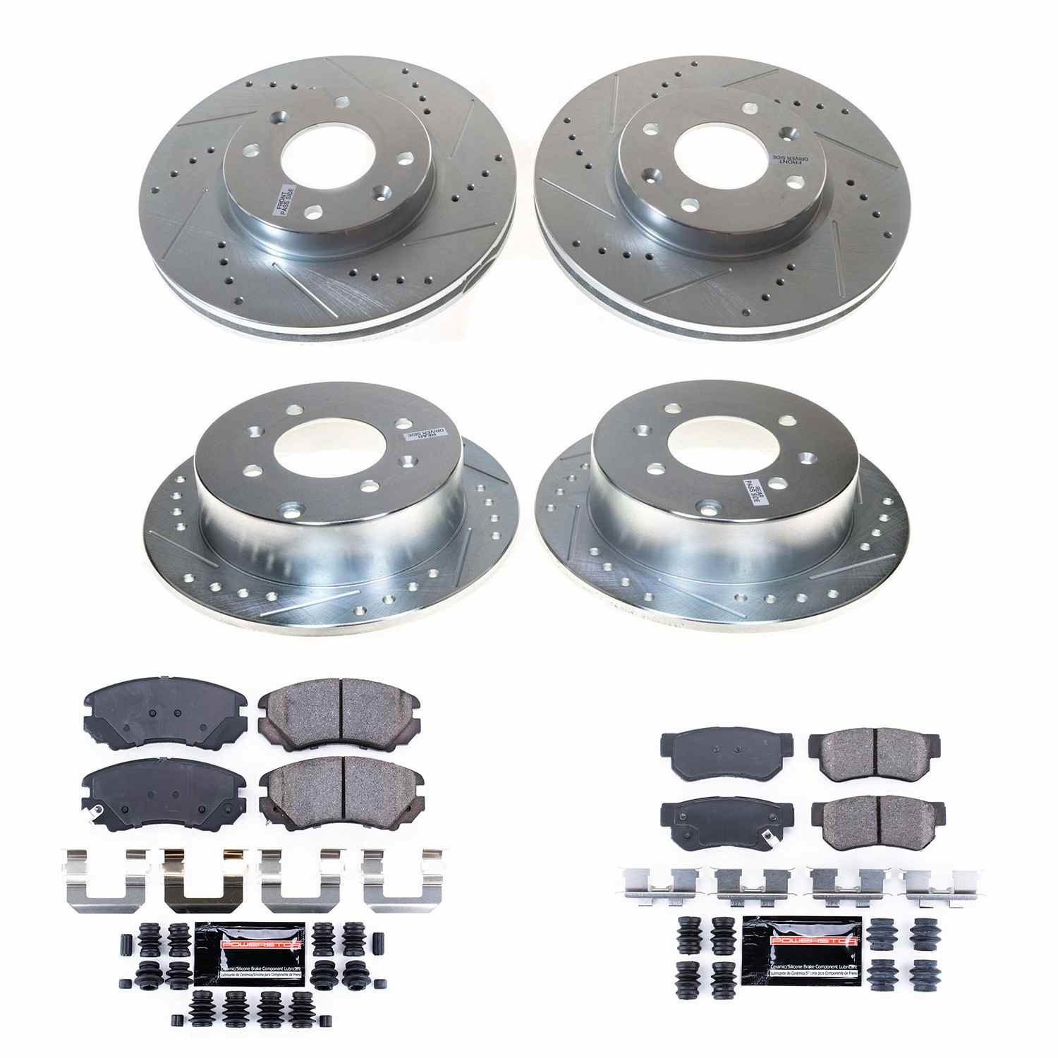 Power Stop 02-06 Kia Optima Front & Rear Z23 Evolution Brake Kit