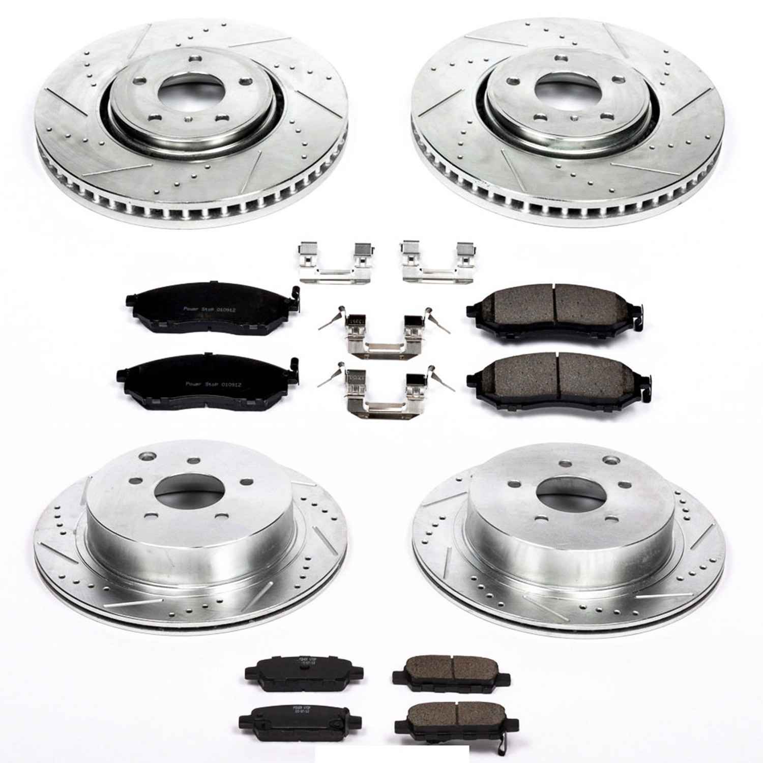Power Stop 05-08 Infiniti FX45 Front & Rear Z23 Evolution Brake Kit