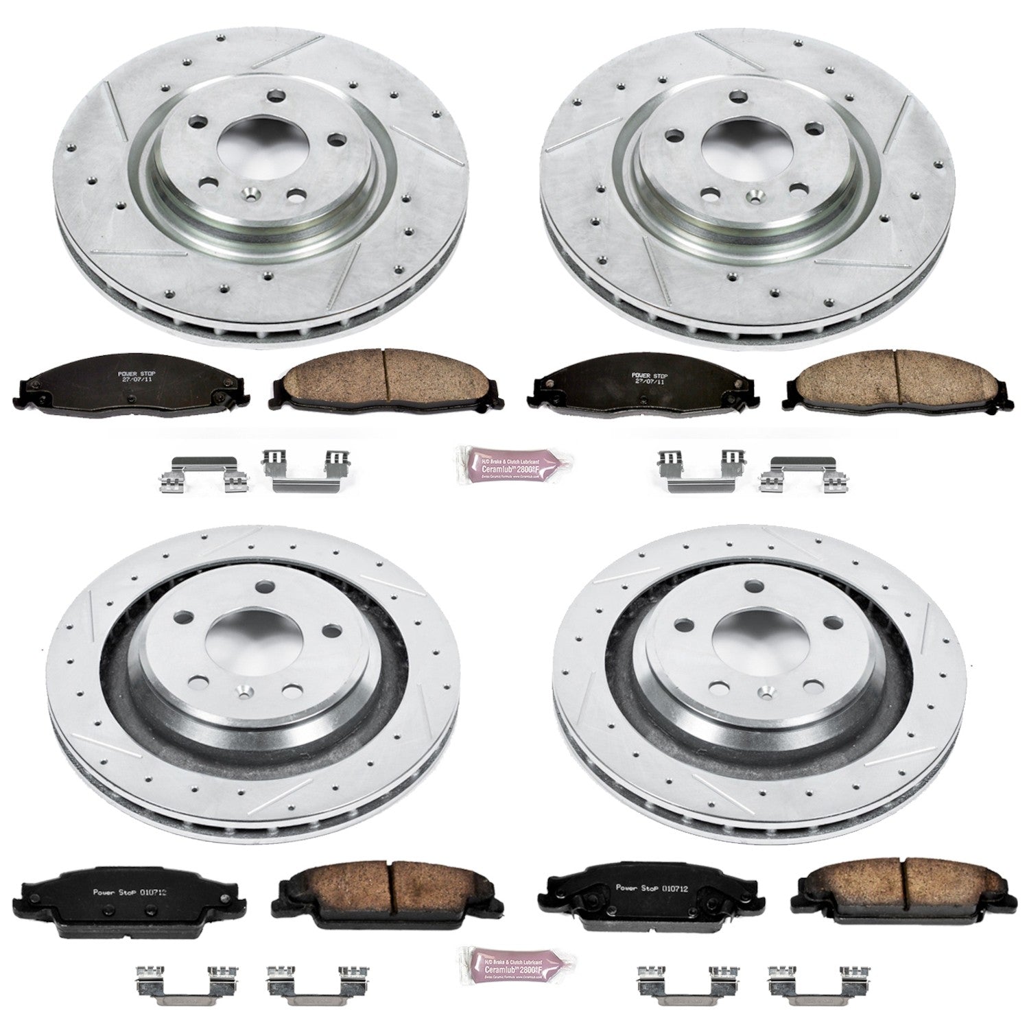 Power Stop 05-08 Pontiac Grand Prix Front & Rear Z23 Evolution Sport Brake Kit