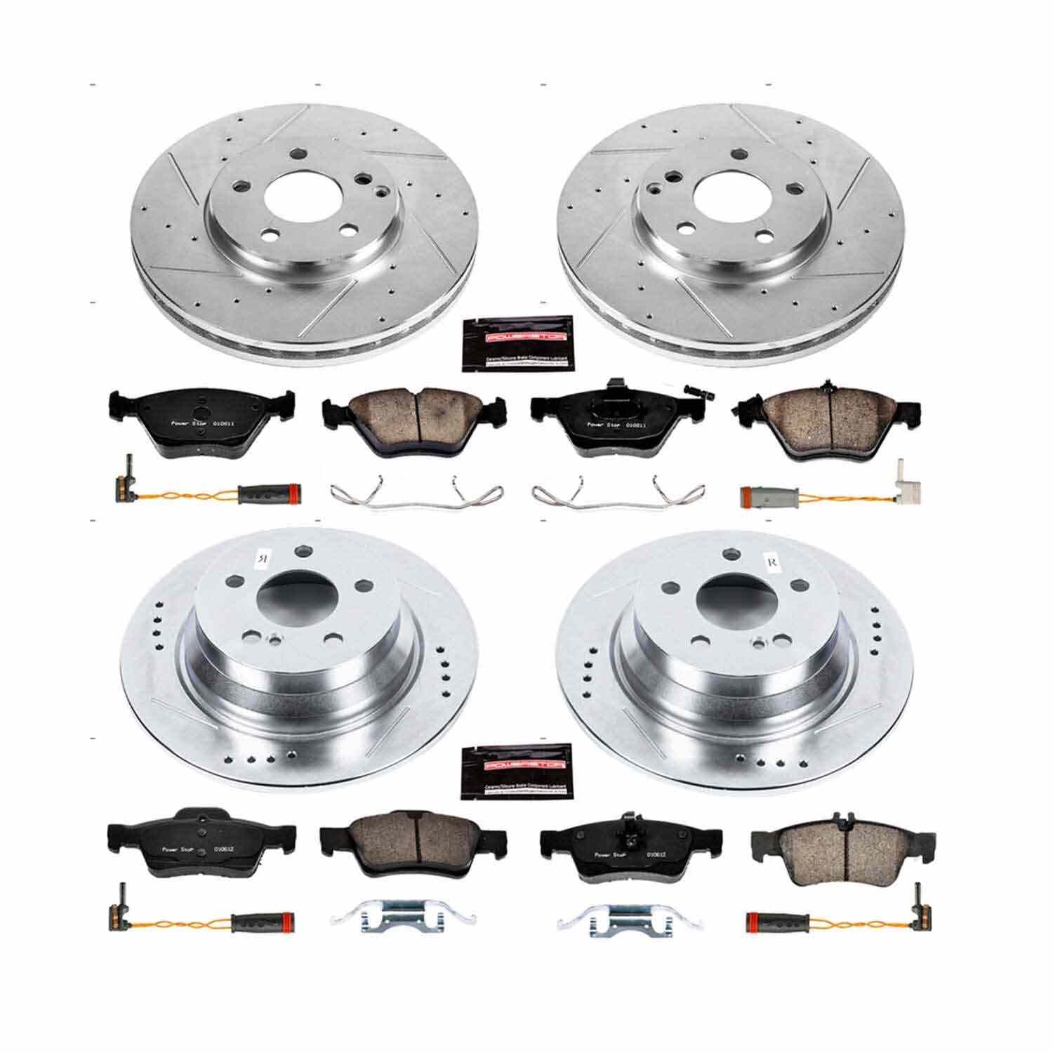 Power Stop 04-05 Mercedes-Benz E320 Front & Rear Z23 Evolution Sport Brake Kit
