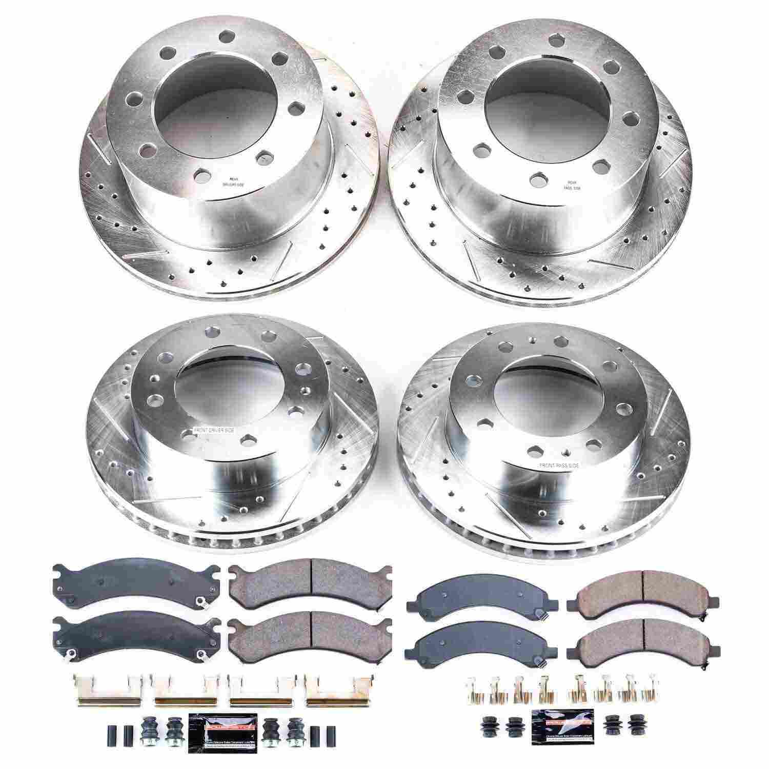 Power Stop 03-08 Chevrolet Express 3500 Front & Rear Z23 Evolution Sport Brake Kit